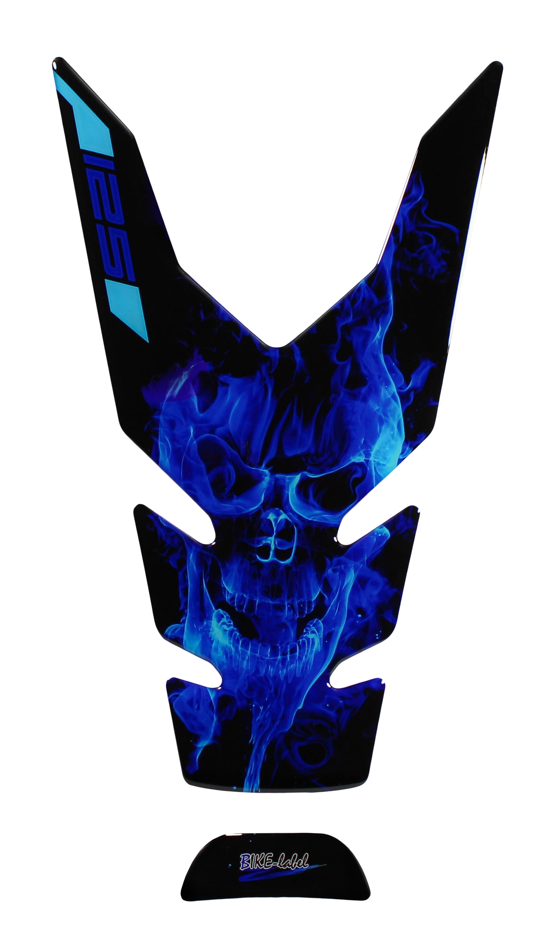 Tankpad 3D Schutzaufkleber Ghost Blue kompatibel mit Yamaha MT-125 ab BJ 2022 Tankpad 3D Schutzaufkleber Ghost Blue kompatibel mit Yamaha MT-125 ab BJ 2022