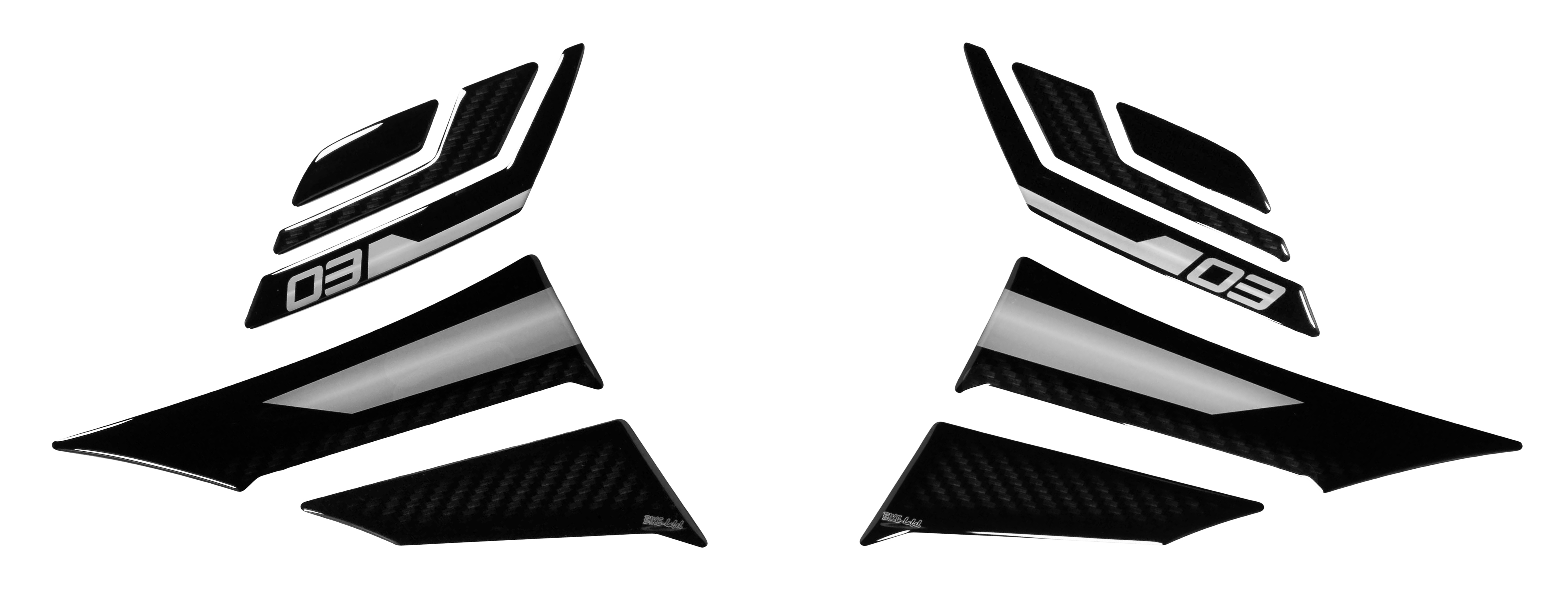 Kneepad Schutz kompatibel mit Yamaha MT-03 in Carbon Optik ab BJ 2022 Kneepad Schutz kompatibel mit Yamaha MT-03 in Carbon Optik ab BJ 2022