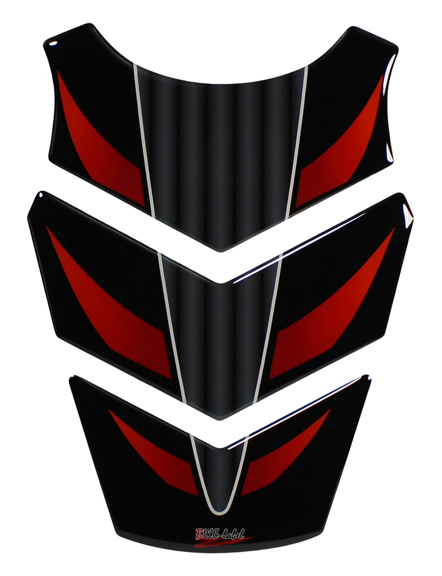 3D Motorrad Tankpad Aufkleber – Silver Stripes Red– Kratz- & Lackschutz für den Tank 3D Motorrad Tankpad Aufkleber – Silver Stripes Red– Kratz- & Lackschutz für den Tank