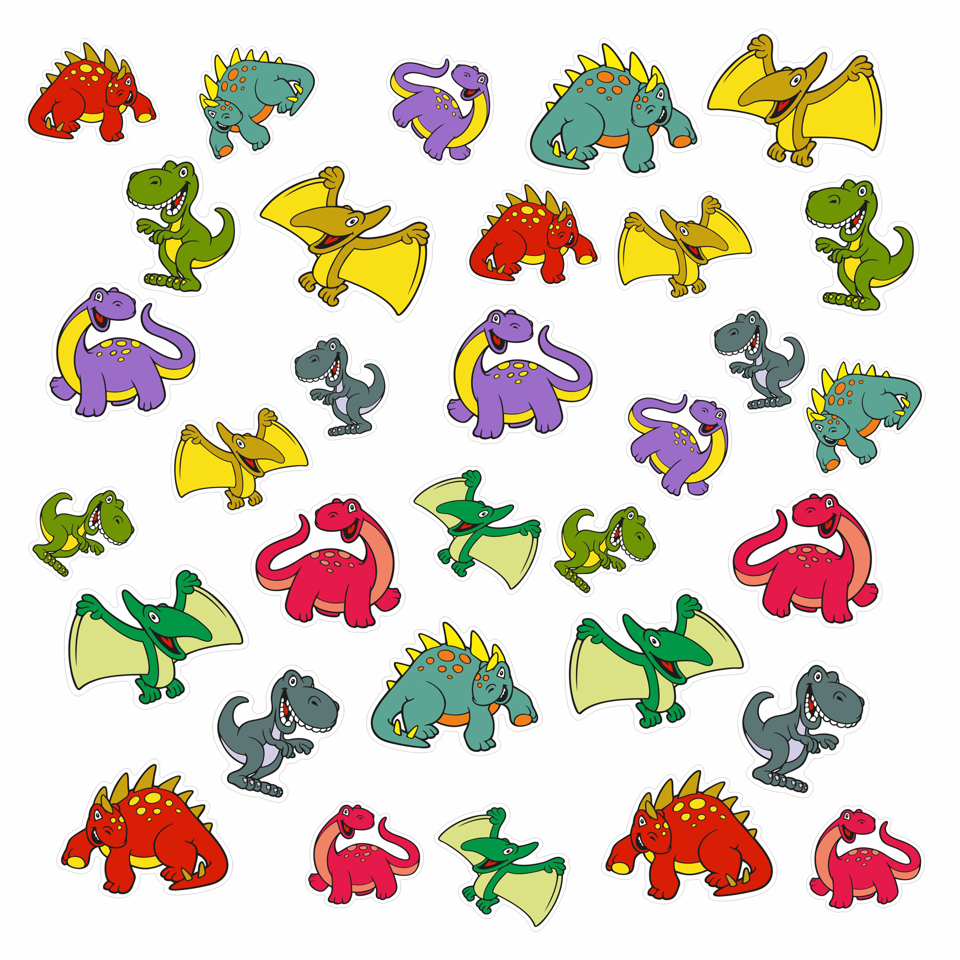 Aufkleber Fahrrad 32-teiliges Sticker Set für Kinderfahrrad Dinos Saurier T-Tex Aufkleber Fahrrad 32-teiliges Sticker Set für Kinderfahrrad Dinos Saurier T-Tex