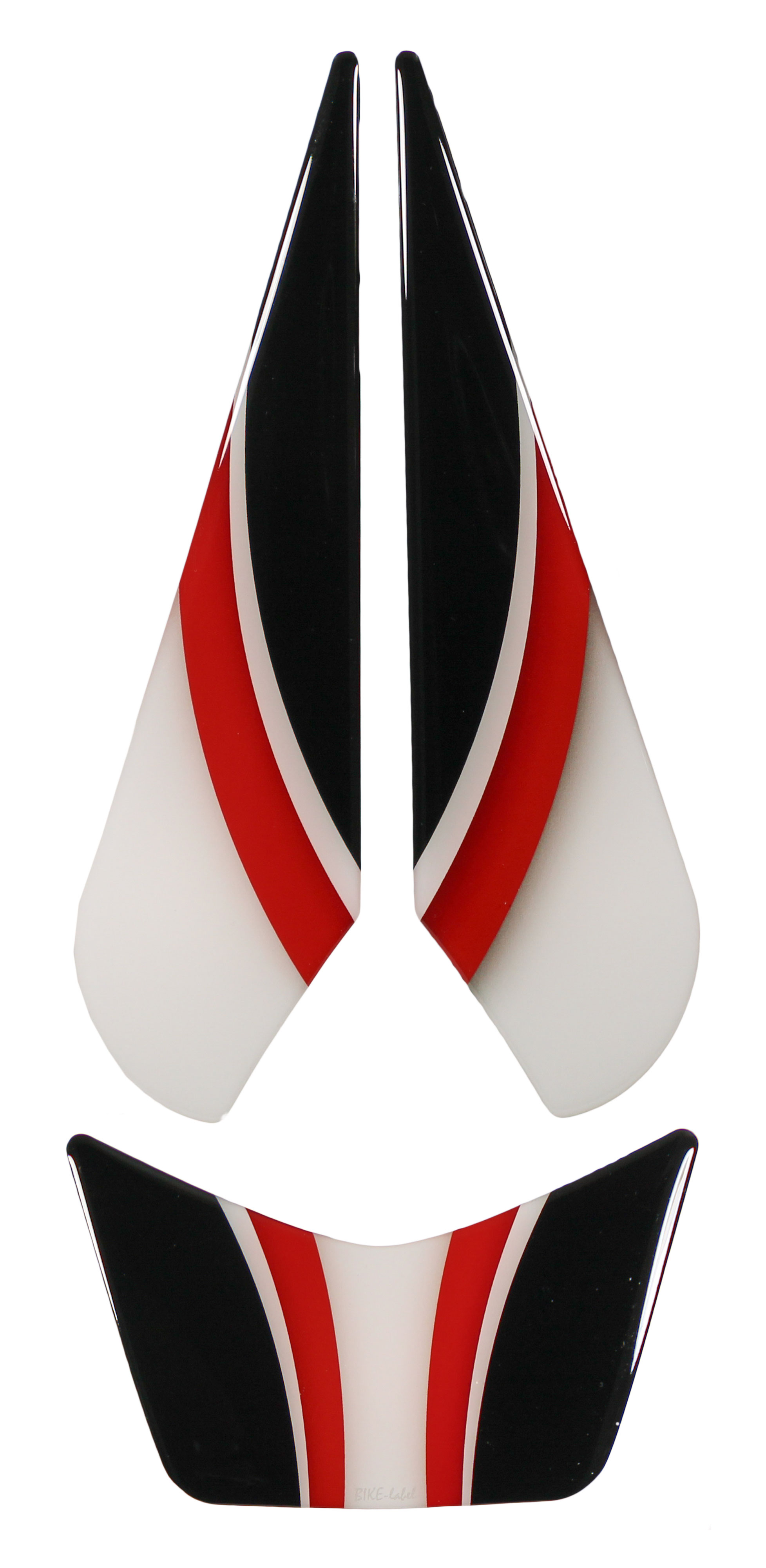 Dekopads 3D Rücklichtabdeckung Frontmaske kompatibel mit Honda CB750 Hornet Weiß Dekopads 3D Rücklichtabdeckung Frontmaske kompatibel mit Honda CB750 Hornet Weiß