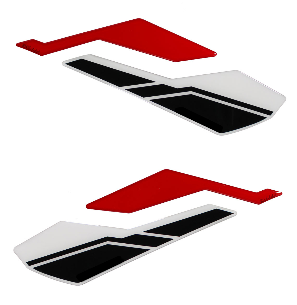 Kniepad Lackschutz Motorrad 3D Aufkleber kompatibel für Kawasaki Z900 rot silber Kniepad Lackschutz Motorrad 3D Aufkleber kompatibel für Kawasaki Z900 rot silber