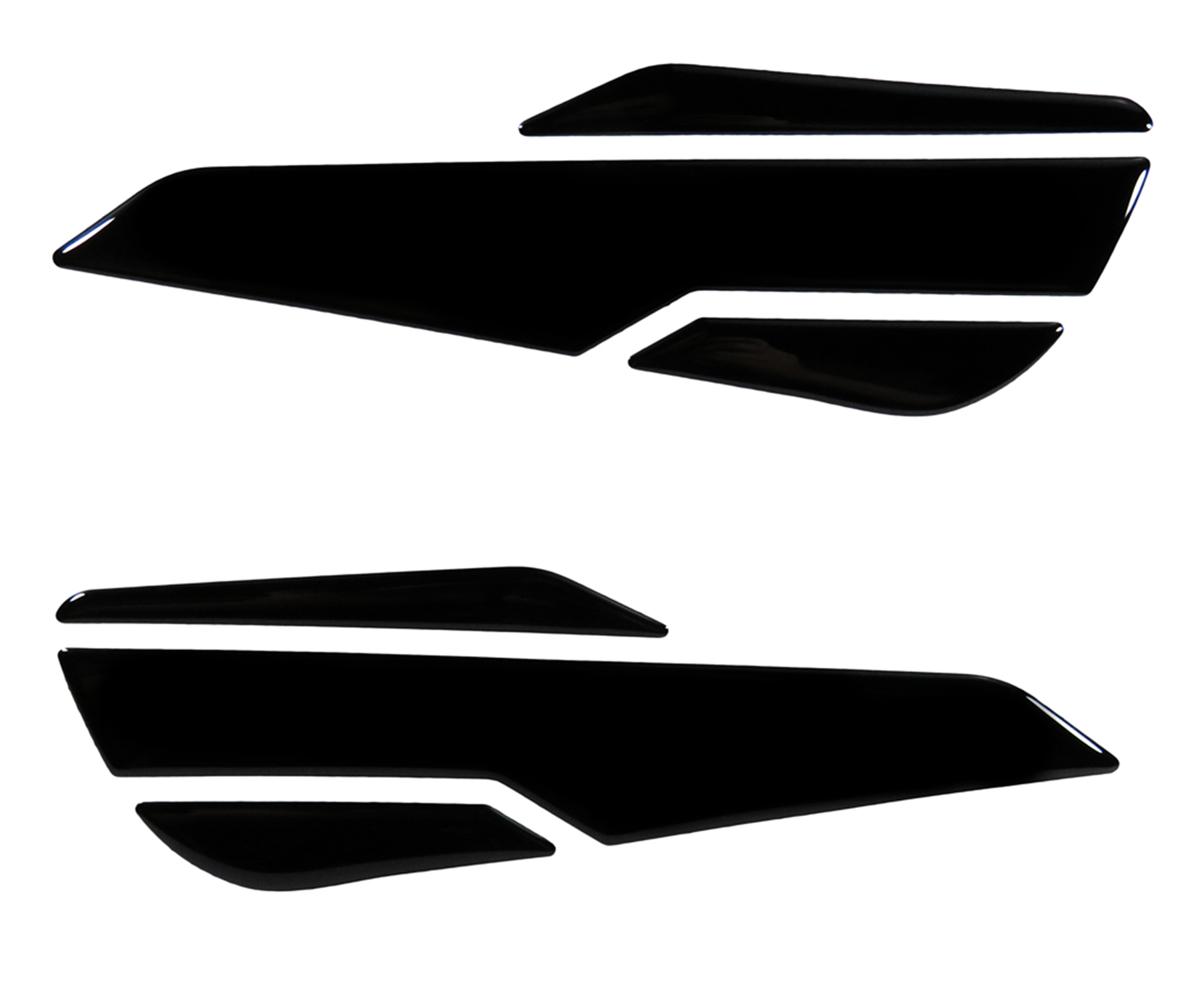 Seitentankpad Gel schwarz black Motorrad Aufkleber kompatibel für Kawasaki Z900 Seitentankpad Gel schwarz black Motorrad Aufkleber kompatibel für Kawasaki Z900