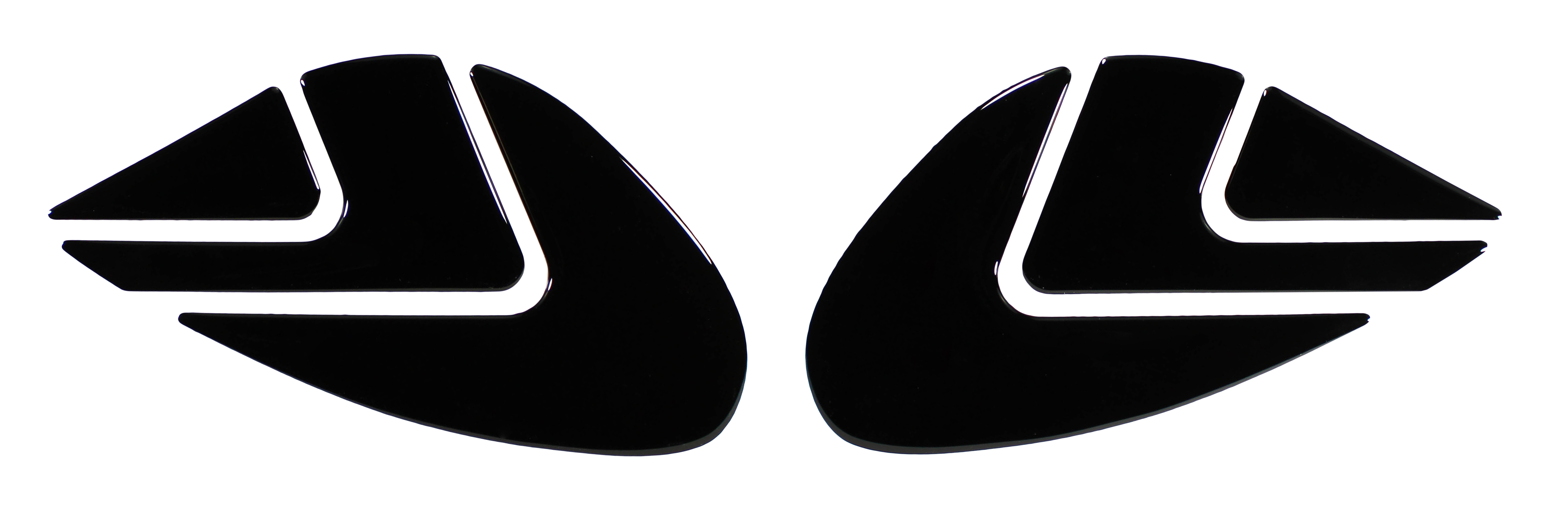 Kneepad Motorrad Aufkleber kompatibel mit Yamaha MT-09 uni schwarz - ab BJ 2022 Kneepad Motorrad Aufkleber kompatibel mit Yamaha MT-09 uni schwarz - ab BJ 2022