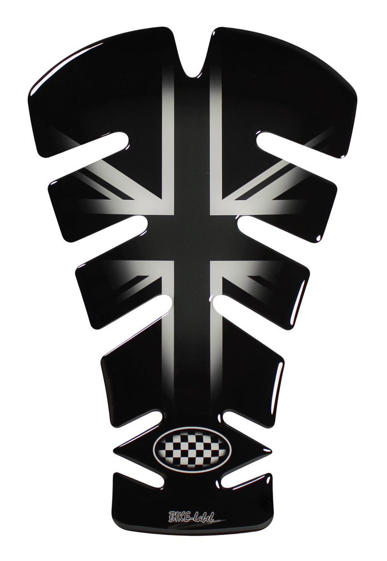 B-Ware Tankpad 3D Gel Motorrad Aufkleber Union Jack England Flagge