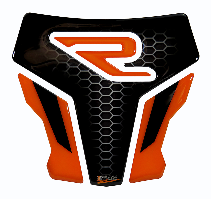 Lackschutz Motorrad Tankpad Schwarz Orange kompatibel für KTM 1290 Super Duke R Lackschutz Motorrad Tankpad Schwarz Orange kompatibel für KTM 1290 Super Duke R