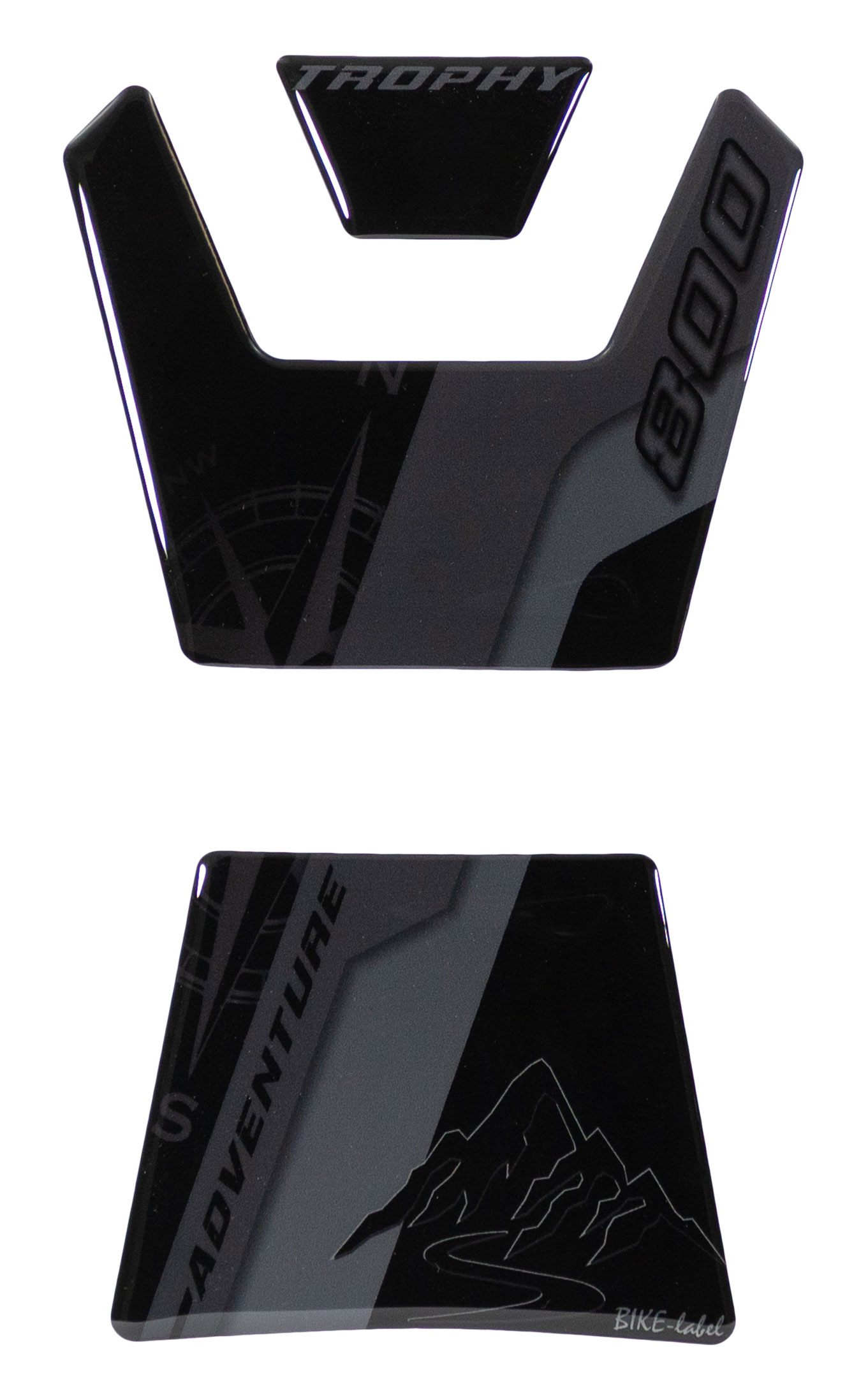 Tank Lackschutz Aufkleber Tankpad Motorrad kompatibel für BMW F 800 GS schwarz Tank Lackschutz Aufkleber Tankpad Motorrad kompatibel für BMW F 800 GS schwarz