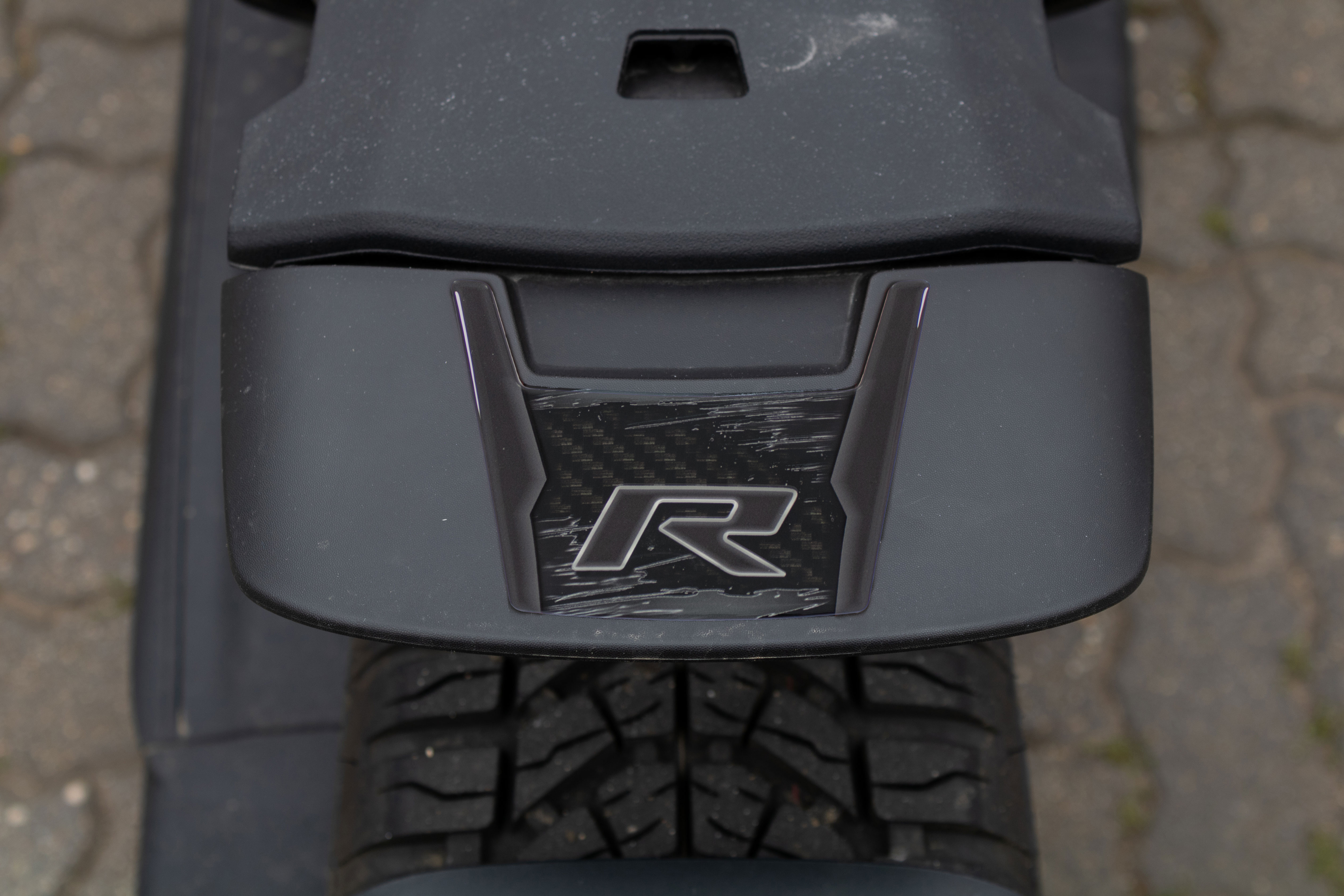 Rally-Kotflügel Dekor Sticker Carbon Grau passend für can-am Ryker