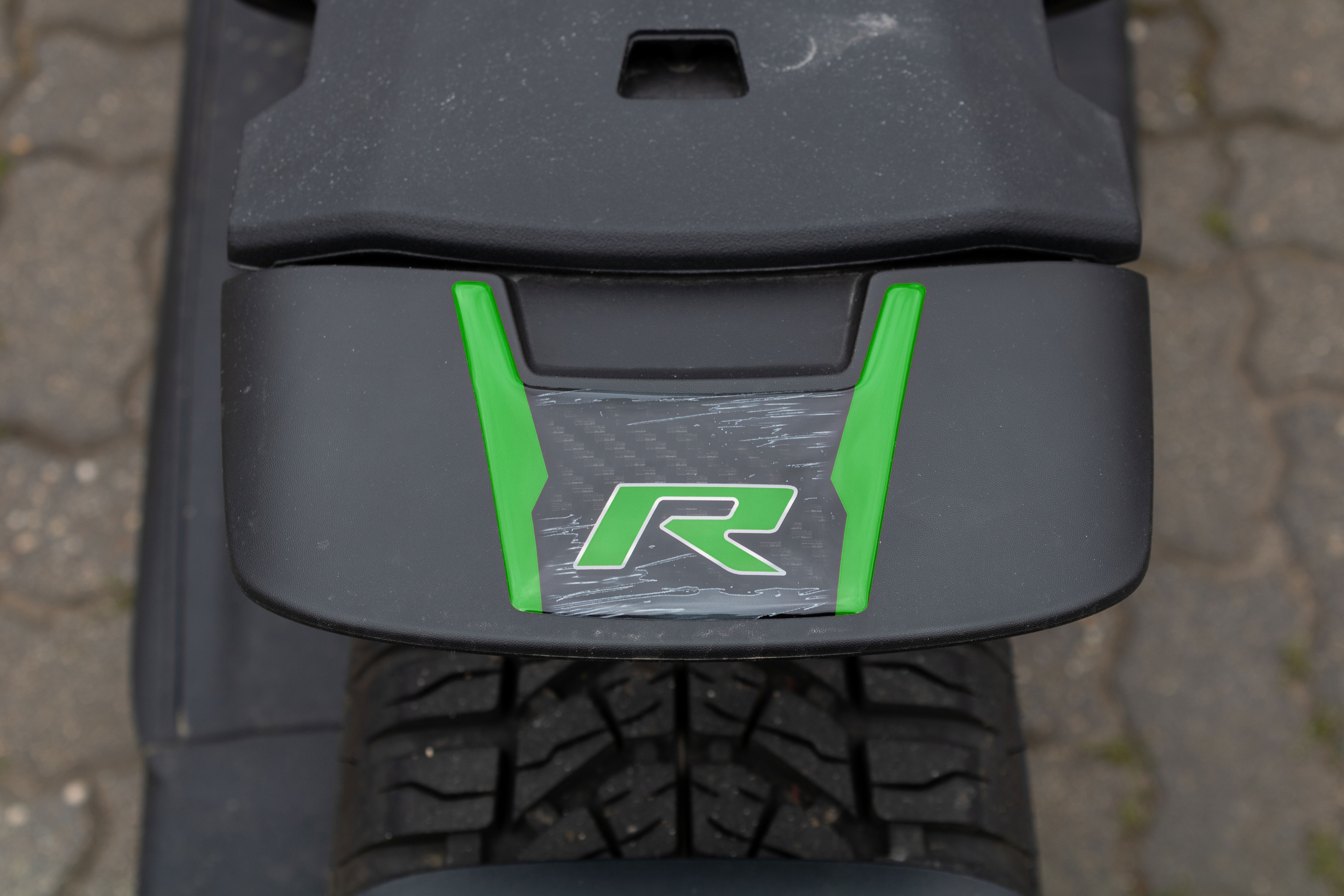 Rally-Kotflügel Dekor Sticker Carbon Grün passend für can-am Ryker