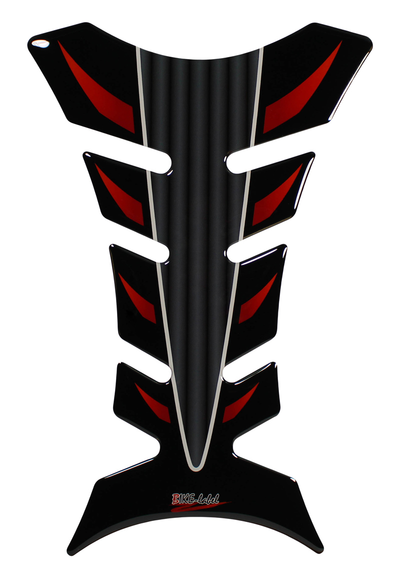 3D Motorrad Tankpad Aufkleber – Silver Stripes Red– Kratz- & Lackschutz für den Tank 3D Motorrad Tankpad Aufkleber – Silver Stripes Red– Kratz- & Lackschutz für den Tank