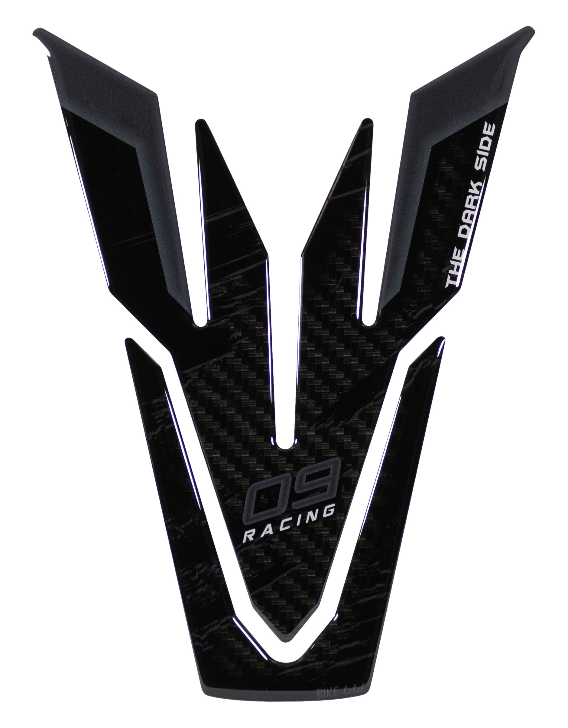 Tankpad Aufkleber 3D schwarz kompatibel mit Yamaha MT-09 Tech Black - MY 2024 Tankpad Aufkleber 3D schwarz kompatibel mit Yamaha MT-09 Tech Black - MY 2024