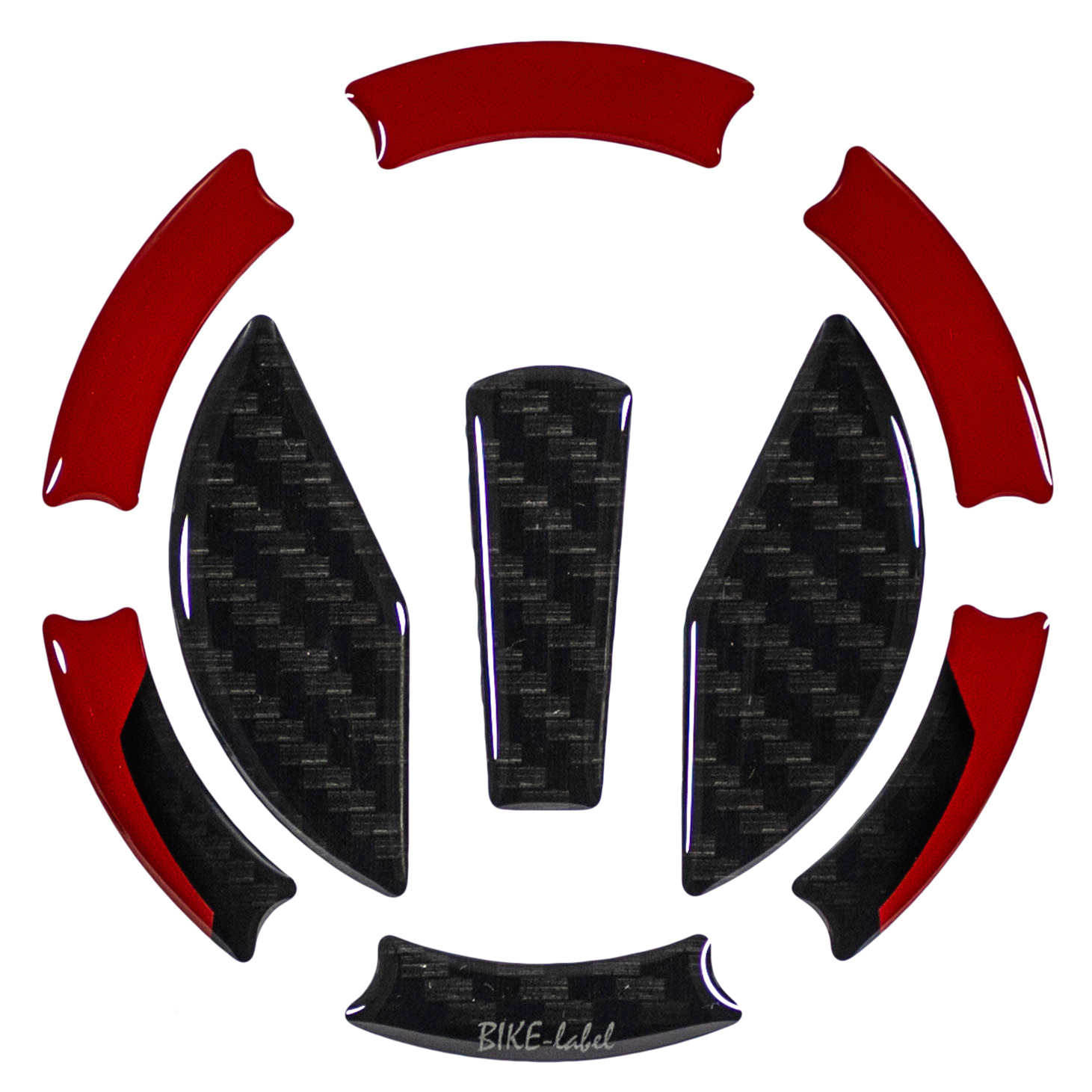 Carbon Style 3D Tankdeckel-Pad Tankpad kompatibel mit can-am Spyder F3