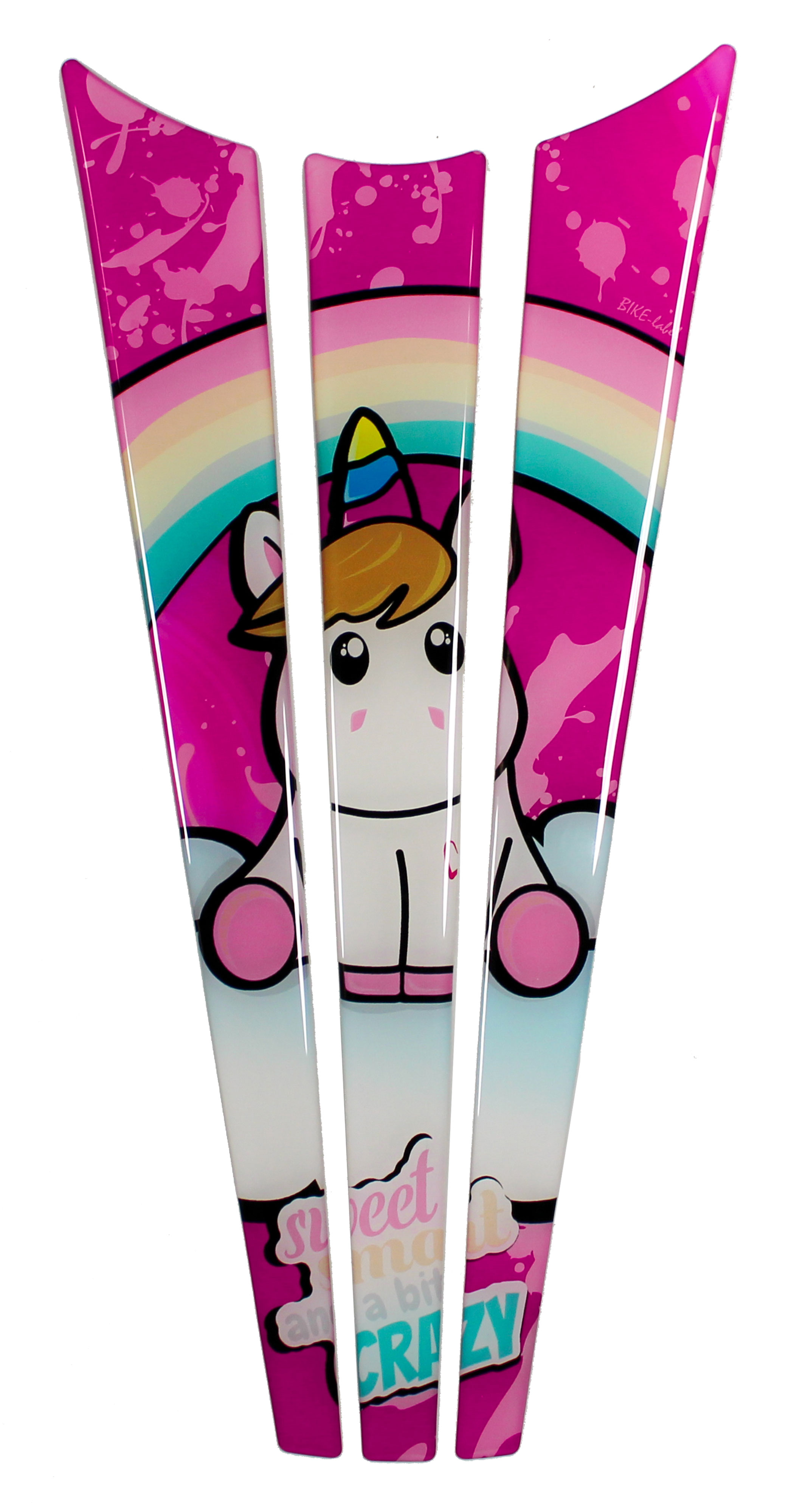 Tankpad Motorrad Gel Lackschutzaufkleber süßes Einhorn pink mit Regenbogen Tankpad Motorrad Gel Lackschutzaufkleber süßes Einhorn pink mit Regenbogen