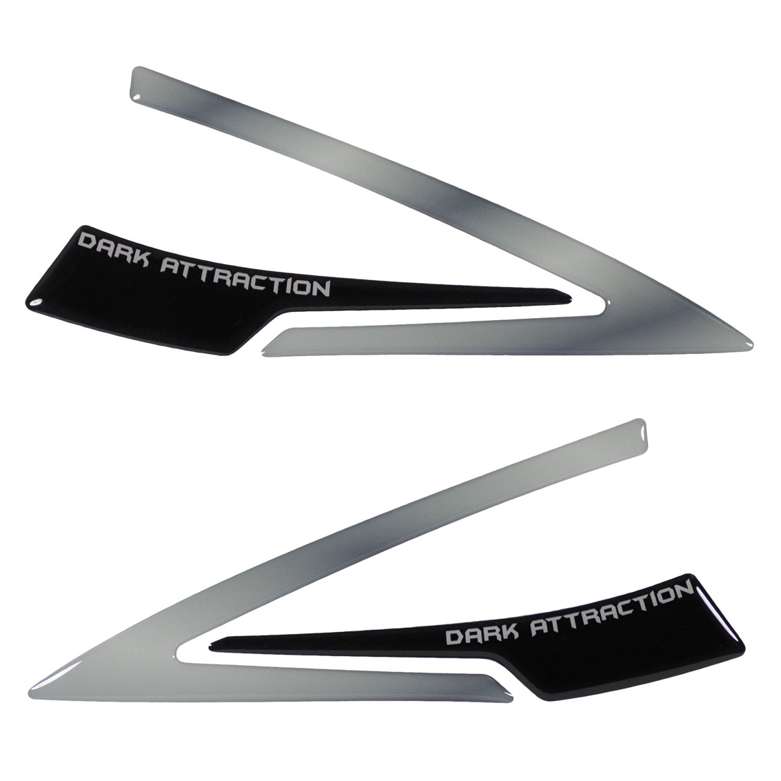 Motorrad Aufkleber Kotflügel vorne kompatibel mit Yamaha MT07 Tech Black (MY 2025)