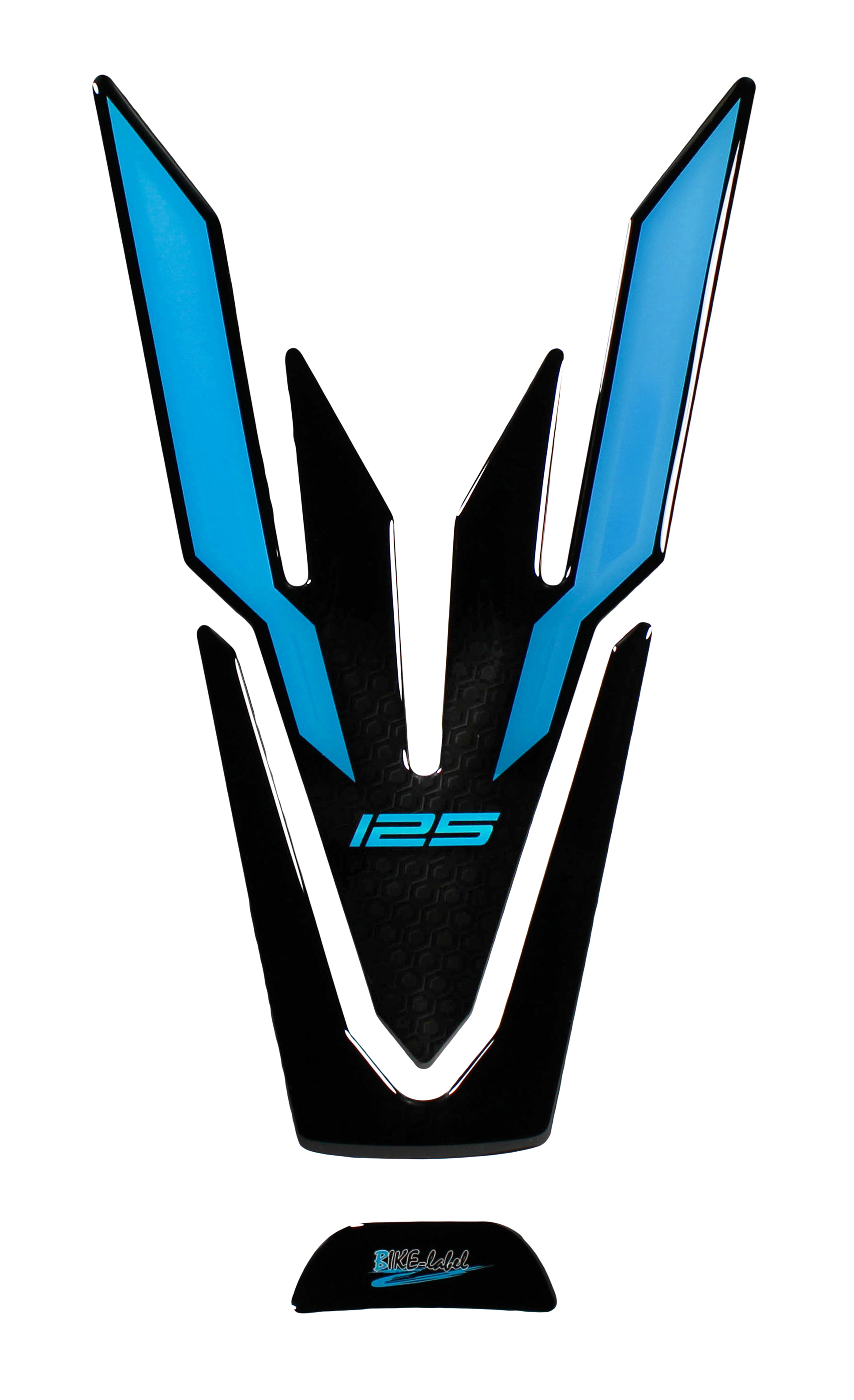 Tankpad Lackschutz Aufkleber kompatibel mit Yamaha MT-125 Icon Blue ab BJ 2022 Tankpad Lackschutz Aufkleber kompatibel mit Yamaha MT-125 Icon Blue ab BJ 2022
