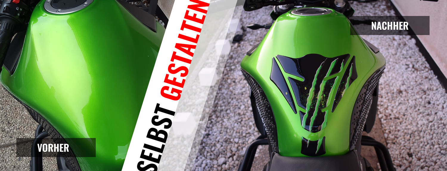 Wunschtankpad Tankpad Motorrad selber gestalten Wunschtankpad Tankpad Motorrad selber gestalten
