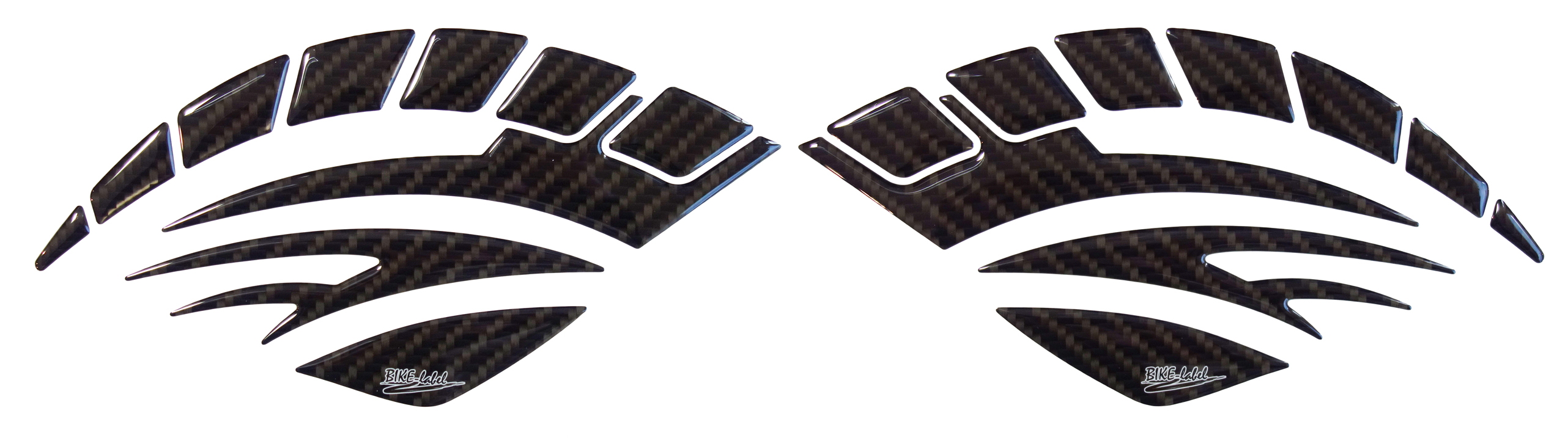 Motorrad Seitentankpad Carbon Optik Braun Kniepad 3D Aufkleber Lackschutz Motorrad Seitentankpad Carbon Optik Braun Kniepad 3D Aufkleber Lackschutz