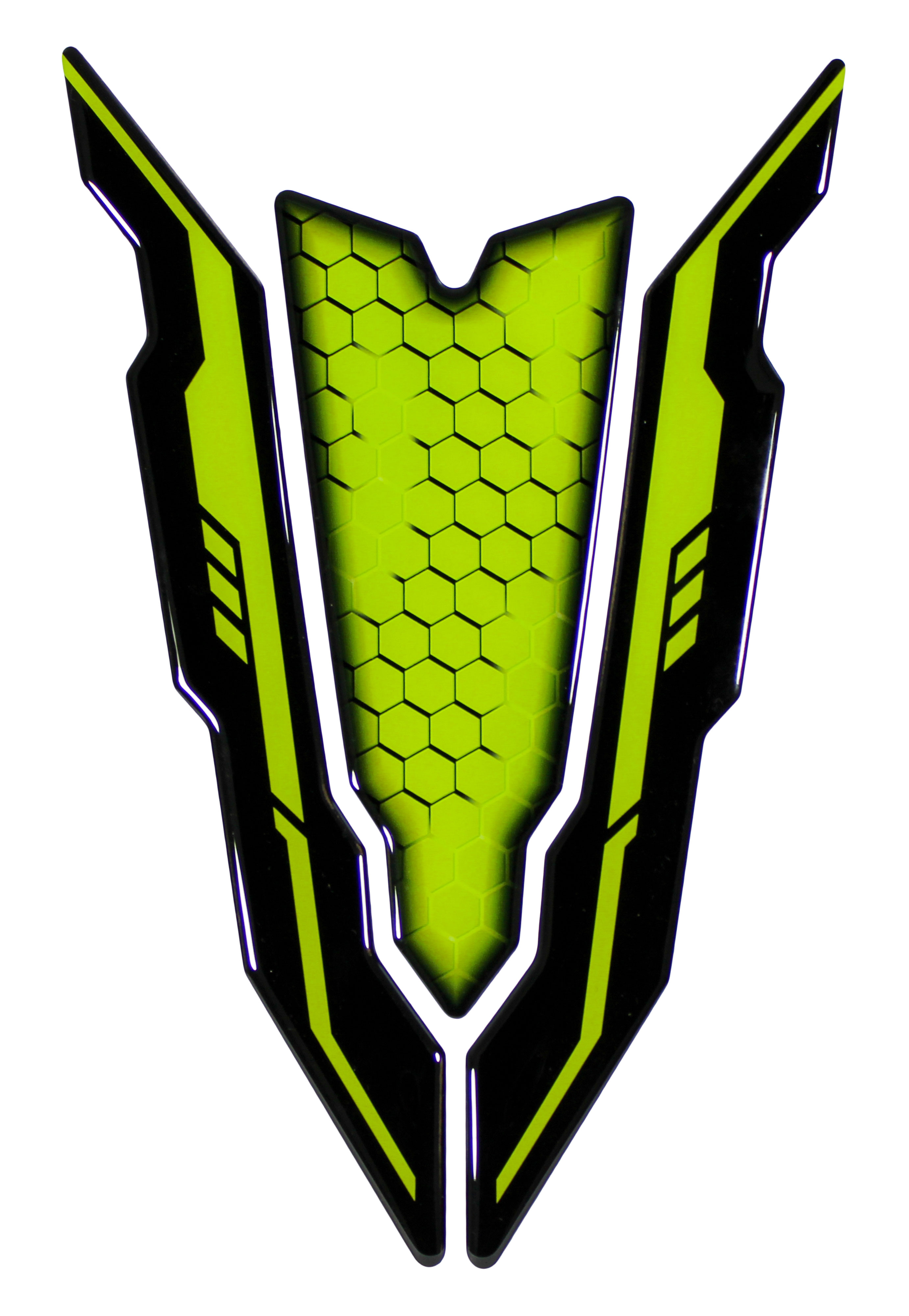 Tankschutz Gel Aufkleber 3D passend für Kawasaki Z900 Motorrad Tankpad gelbgrün Tankschutz Gel Aufkleber 3D passend für Kawasaki Z900 Motorrad Tankpad gelbgrün