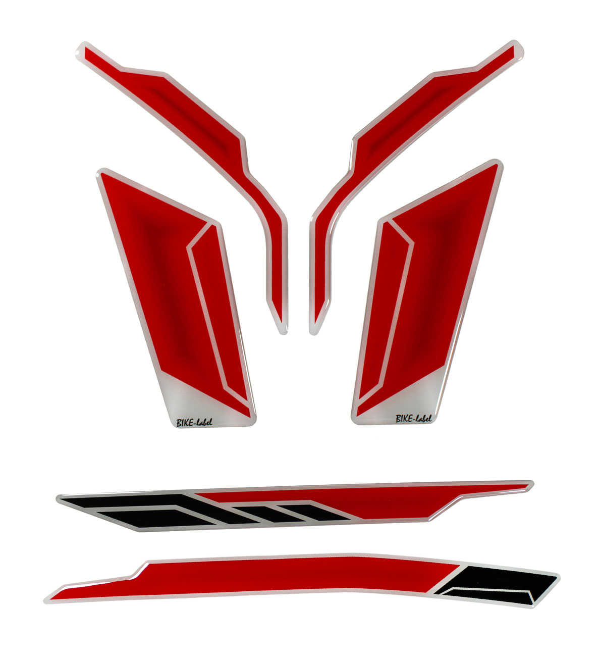 Deko Aufkleber Kettenschutz Kennzeichen kompatibel für Kawasaki Z900 rot silber Deko Aufkleber Kettenschutz Kennzeichen kompatibel für Kawasaki Z900 rot silber