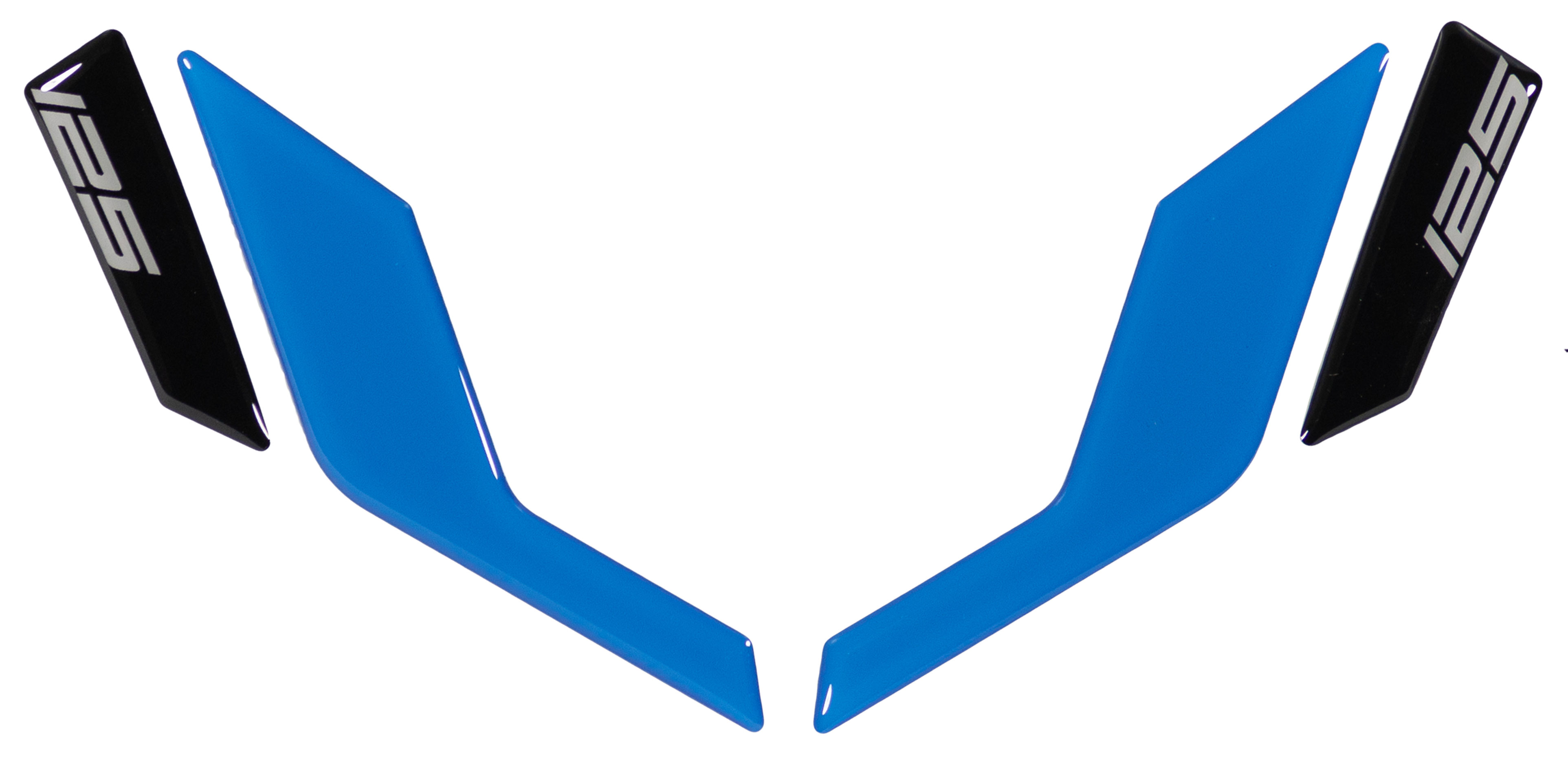 Decor Aufkleber Scheinwerfer kompatibel mit Yamaha MT-125 - Ice Storm Decor Aufkleber Scheinwerfer kompatibel mit Yamaha MT-125 - Ice Storm