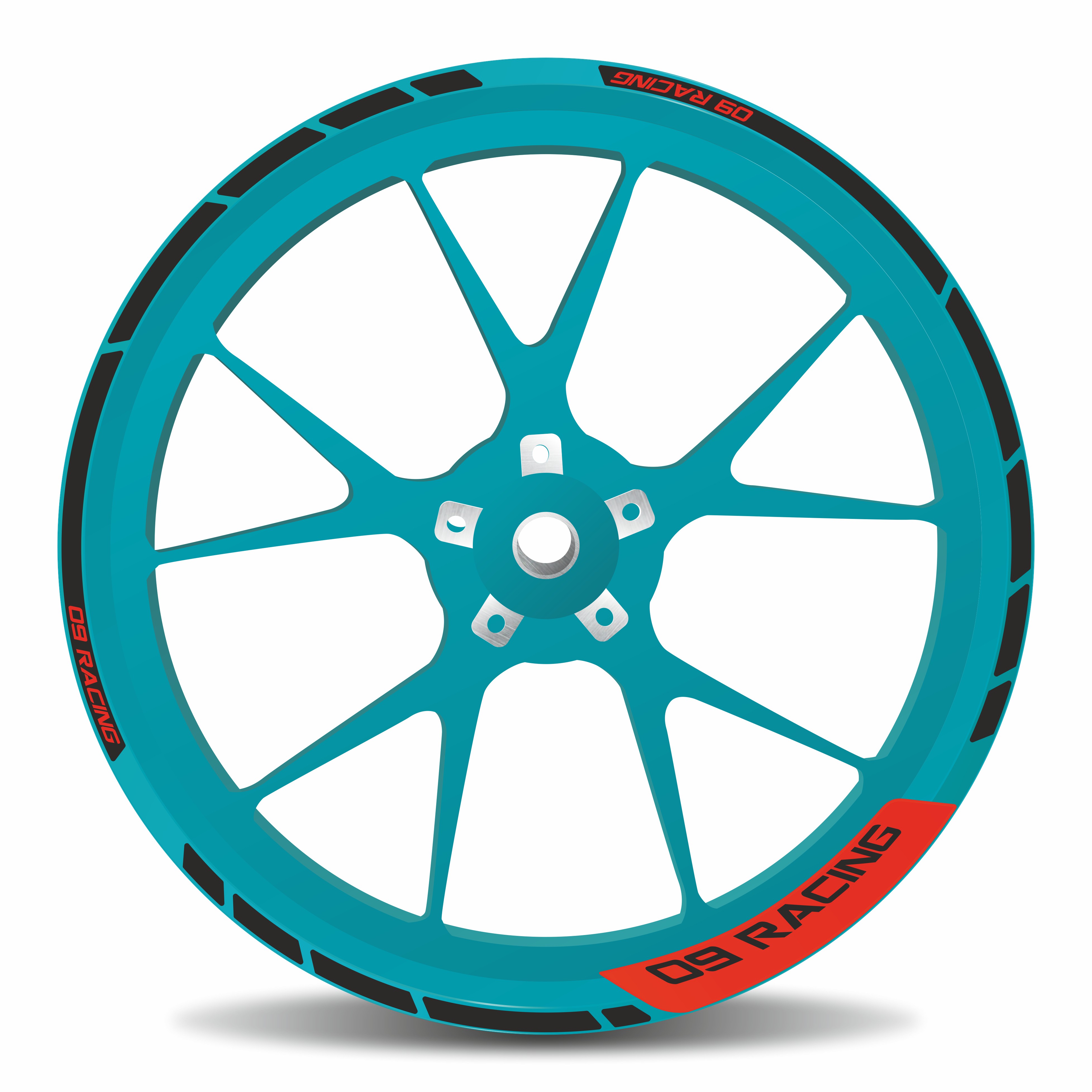 Felgenrand Sticker Klebeset Motorradfelge kompatibel für Yamaha Icon Blue MT-09 Felgenrand Sticker Klebeset Motorradfelge kompatibel für Yamaha Icon Blue MT-09