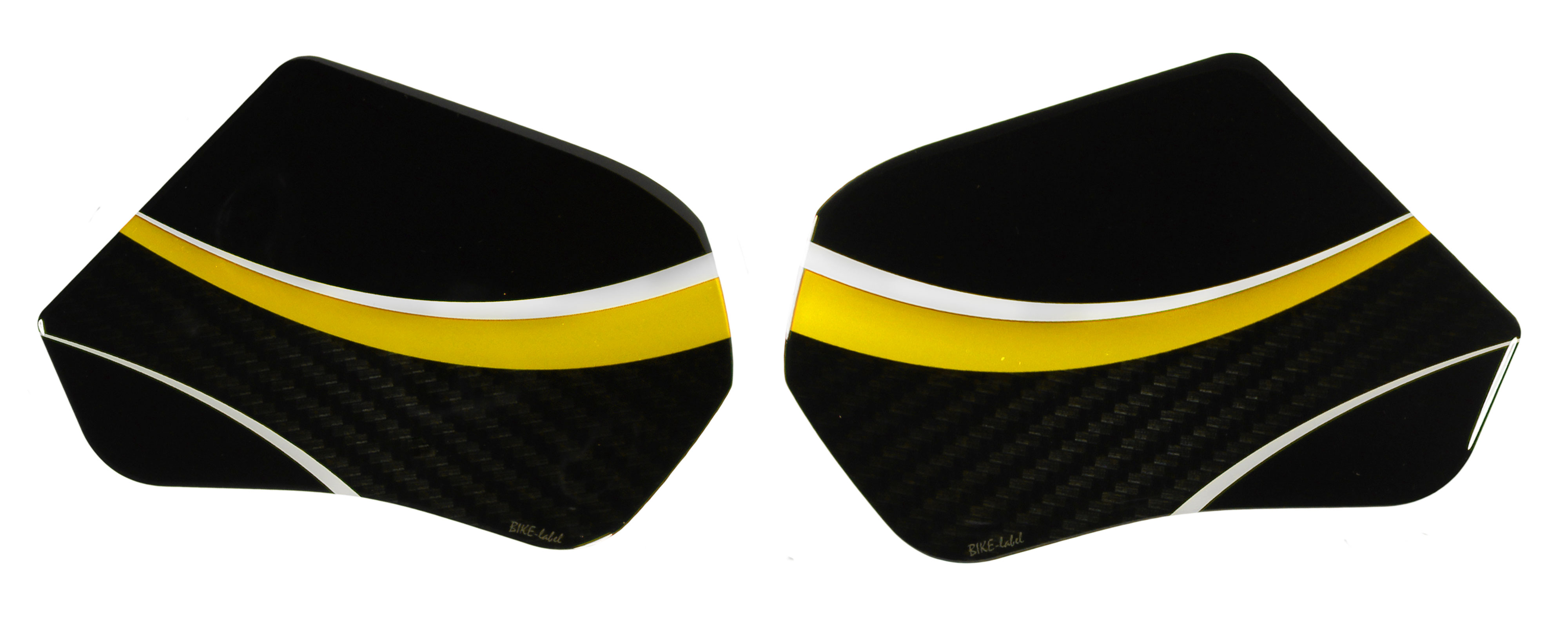 Kneepads Motorradschutz Aufkleber kompatibel für Honda CB750 Hornet Carbon Gelb Kneepads Motorradschutz Aufkleber kompatibel für Honda CB750 Hornet Carbon Gelb