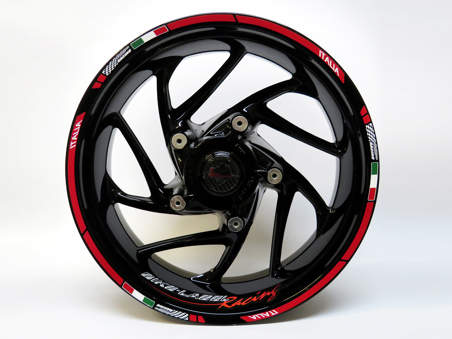 Felgenrand Aufkleber Italia Racing Italien Flagge Motorrad und Auto Felgenband Felgenrand Aufkleber Italia Racing Italien Flagge Motorrad und Auto Felgenband