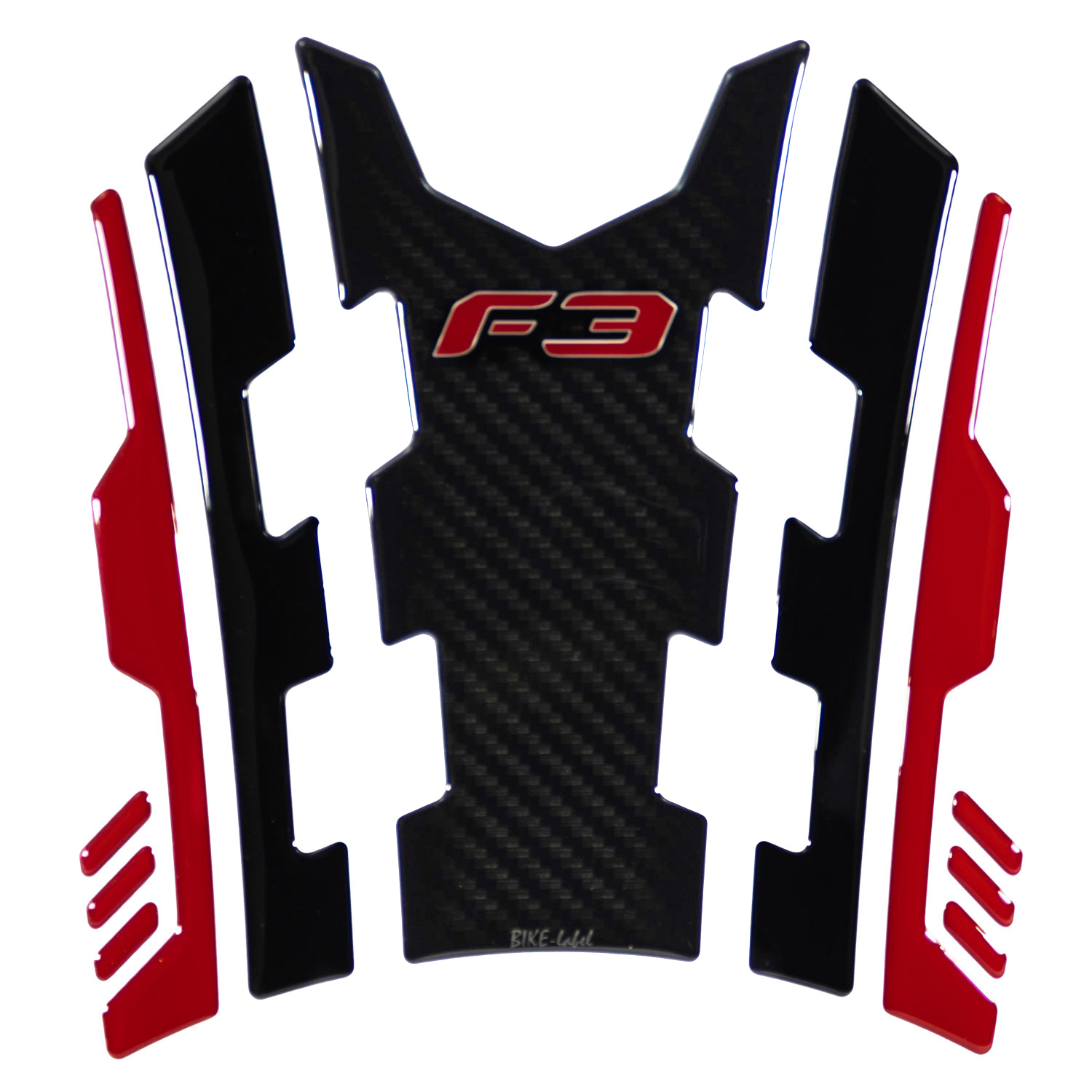 Tankpad Carbon Optik Motorradaufkleber  kompatibel mit can-am Spyder F3