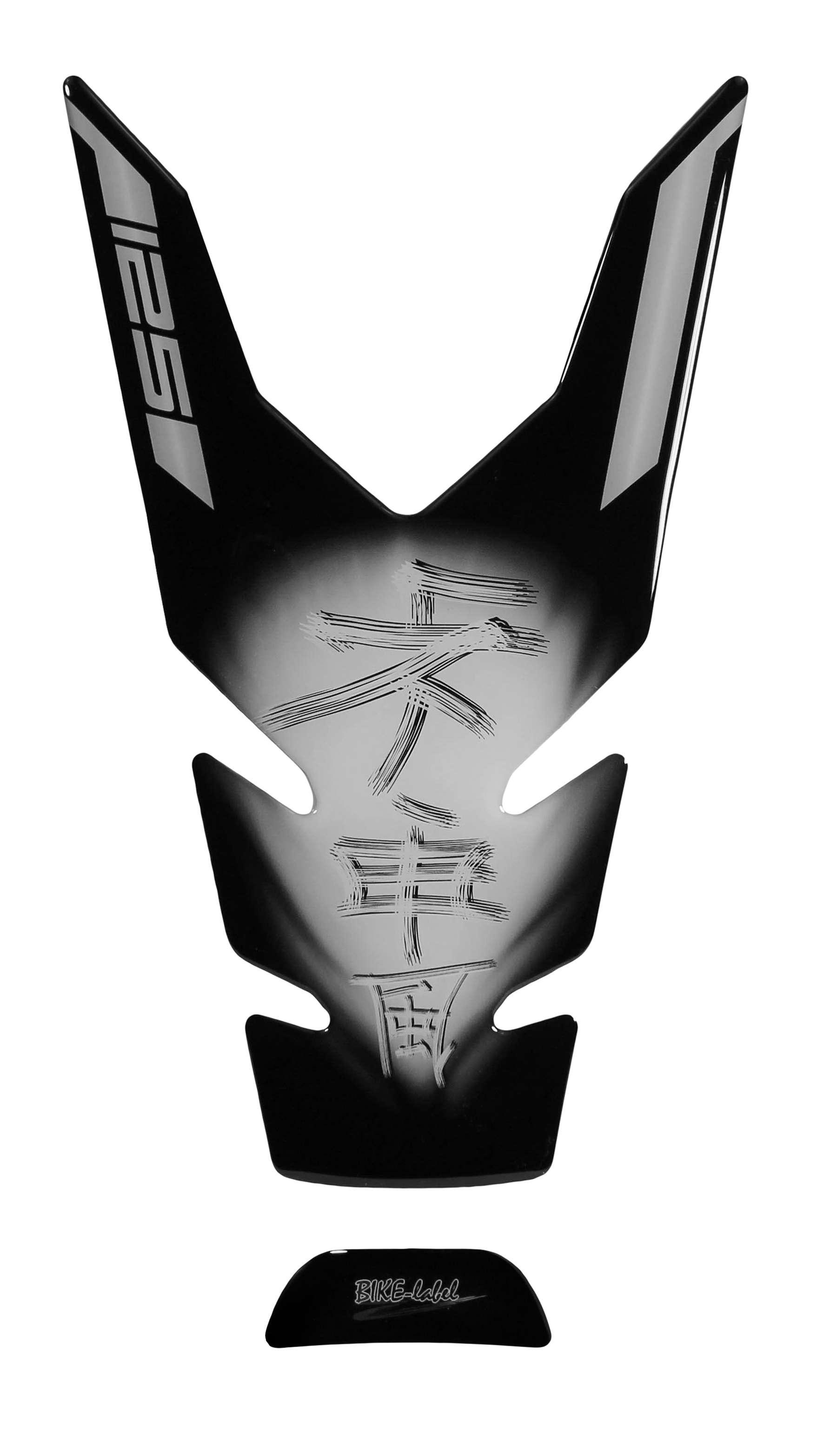 Motorrad Tankschutz Kamikaze Tankpad 3D kompatibel mit Yamaha MT-125 ab BJ 2022 Motorrad Tankschutz Kamikaze Tankpad 3D kompatibel mit Yamaha MT-125 ab BJ 2022