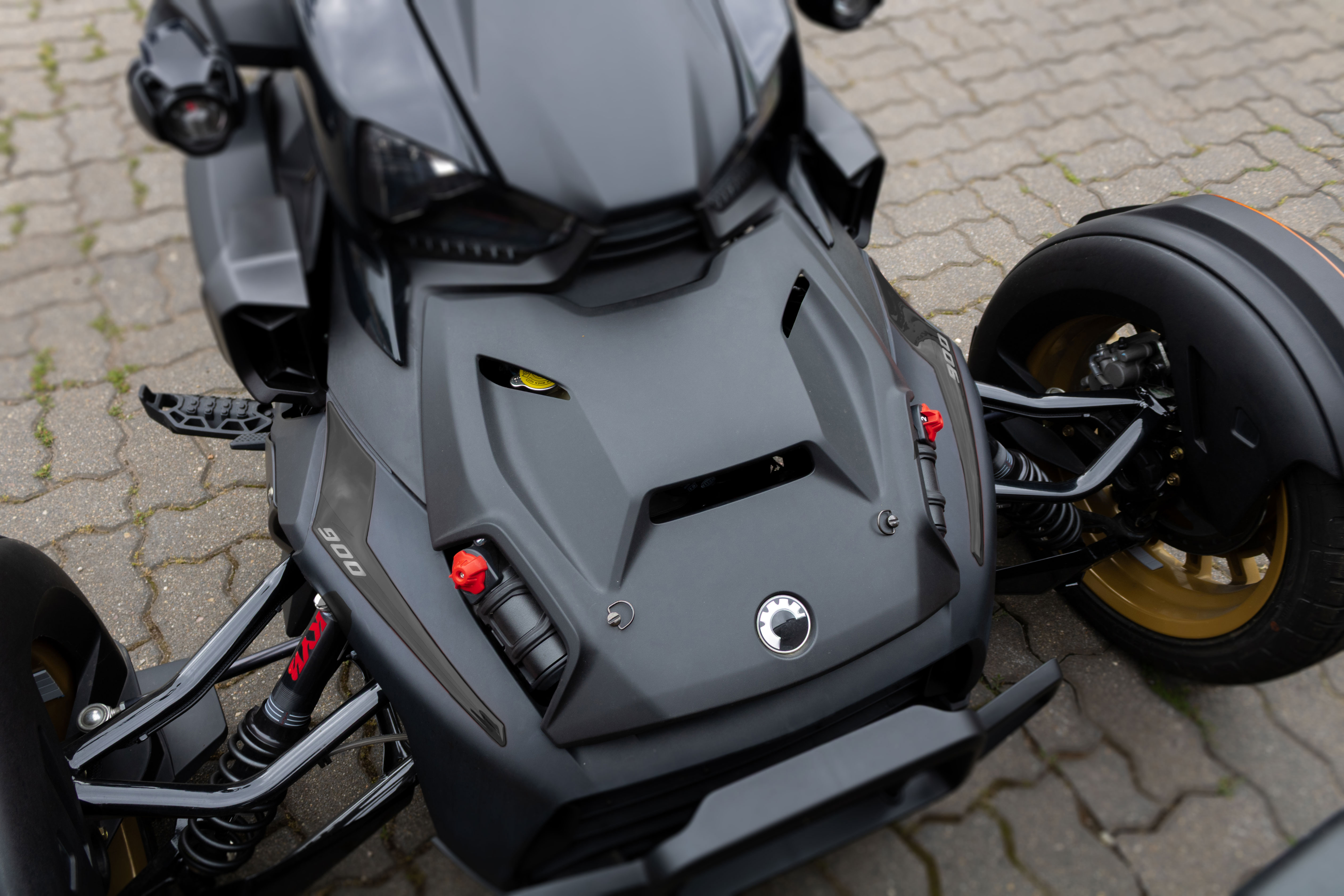 Front Dekor Kit Grau passend für can-am Ryker Aufkleber