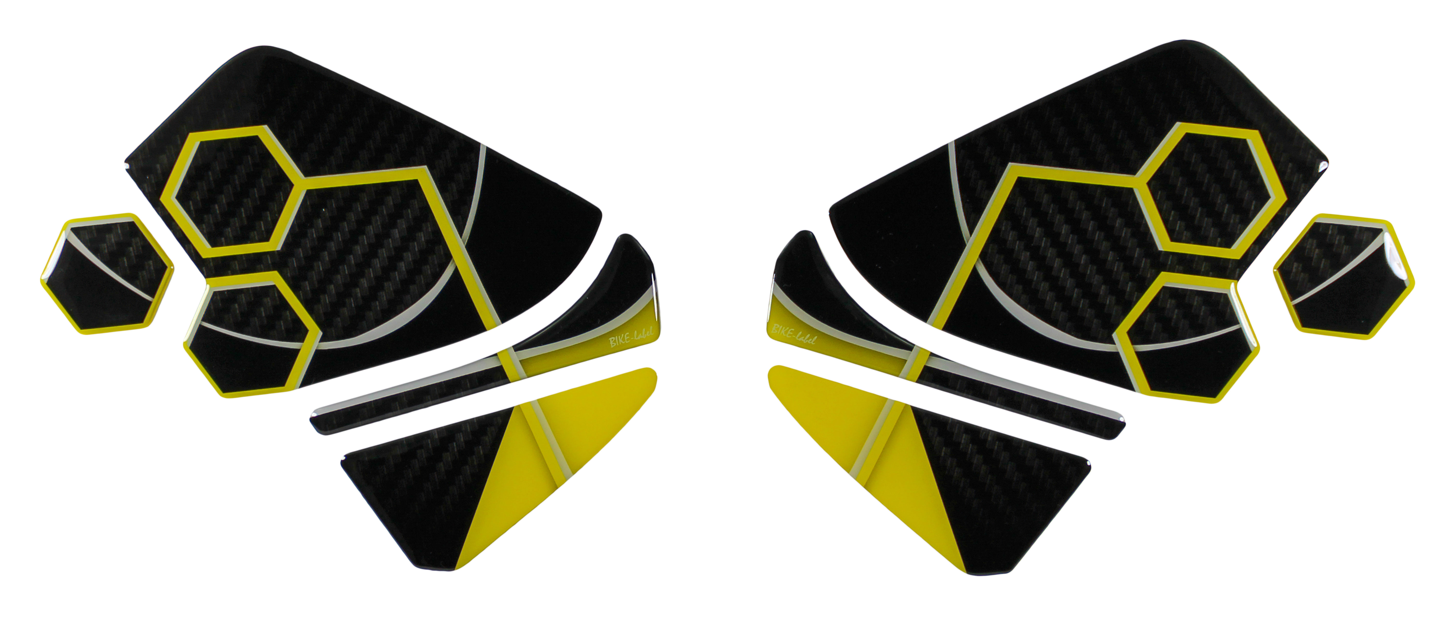 Kneepad Motorrad Gel Aufkleber Lackschutz kompatibel für Honda CB750 Hornet Gelb Kneepad Motorrad Gel Aufkleber Lackschutz kompatibel für Honda CB750 Hornet Gelb
