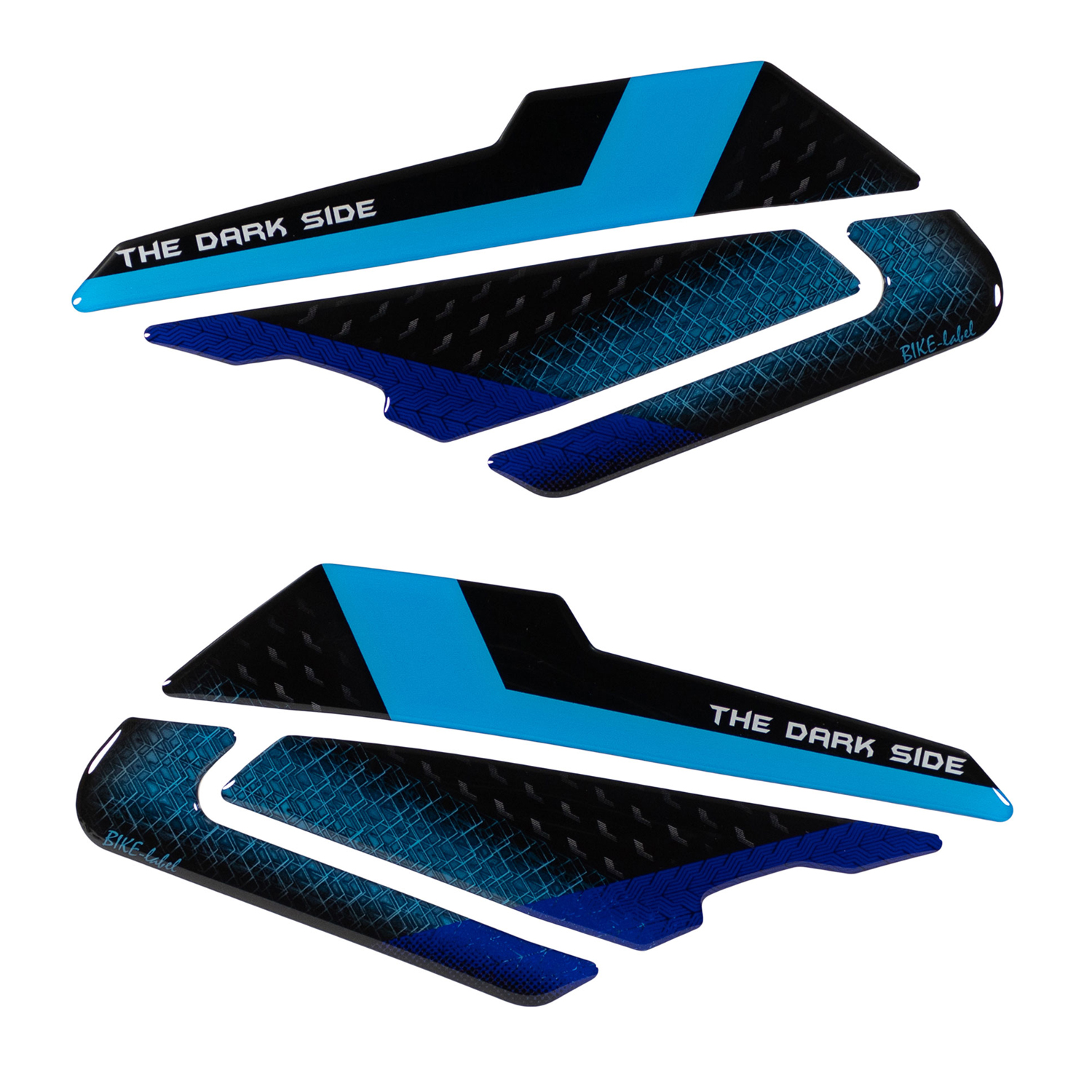 Knie-Pads Lackschutz Aufkleber kompatibel mit Yamaha MT-125 Icon Blue Knie-Pads Lackschutz Aufkleber kompatibel mit Yamaha MT-125 Icon Blue