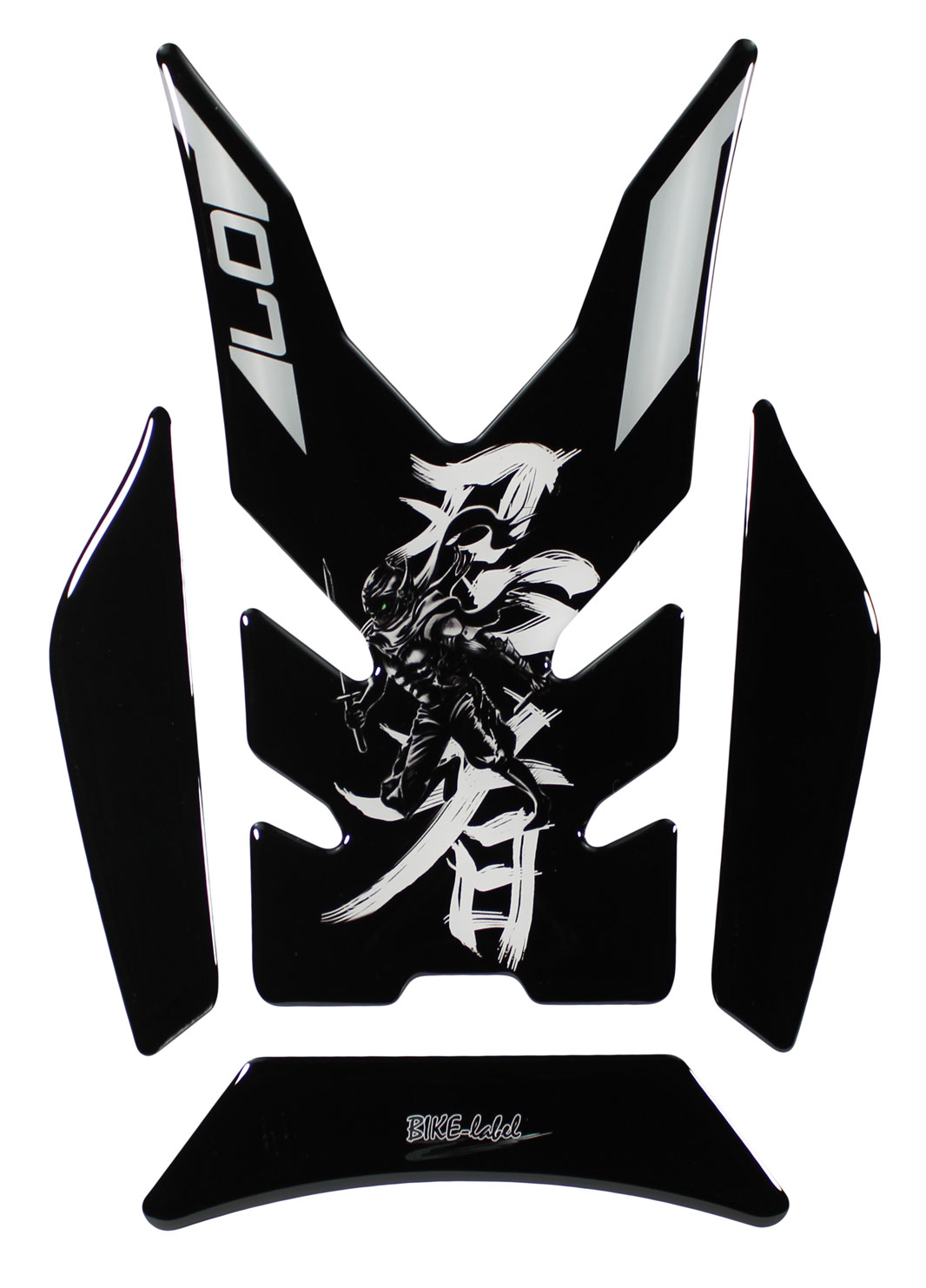 Motorrad Tankpad Lackschutz Ninja grau kompatibel mit Yamaha MT-07 - ab BJ 2022 Motorrad Tankpad Lackschutz Ninja grau kompatibel mit Yamaha MT-07 - ab BJ 2022