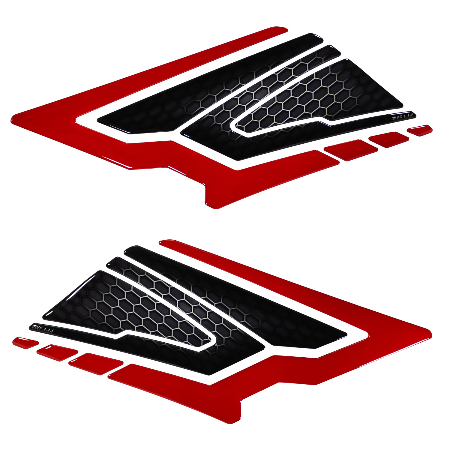 Wabe 3D Seiten Tankpad Race Gitter kompatibel mit can-am Spyder F3-S