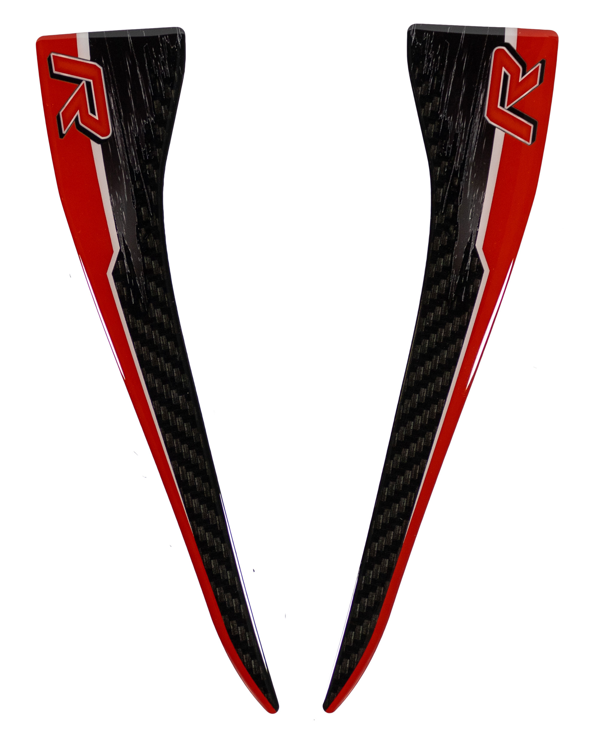 Dekor Grafikkit Kratzschutzaufkleber Carbonoptik rot kompatibel für Honda CB125R Dekor Grafikkit Kratzschutzaufkleber Carbonoptik rot kompatibel für Honda CB125R