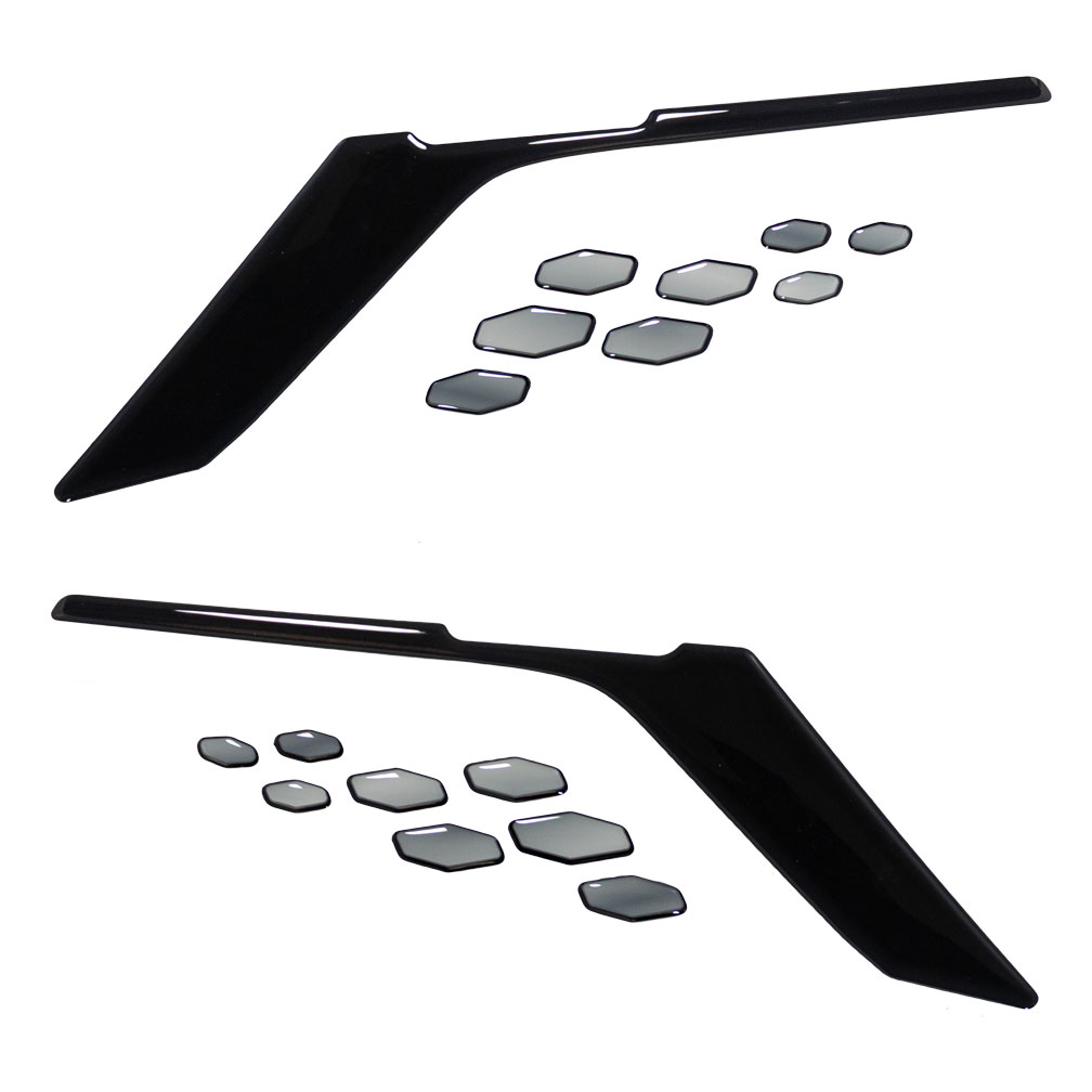 Schutz Decor-Kit 3D Aufkleber Heck kompatibel mit Yamaha MT-07 Tech Black (MY 2025)