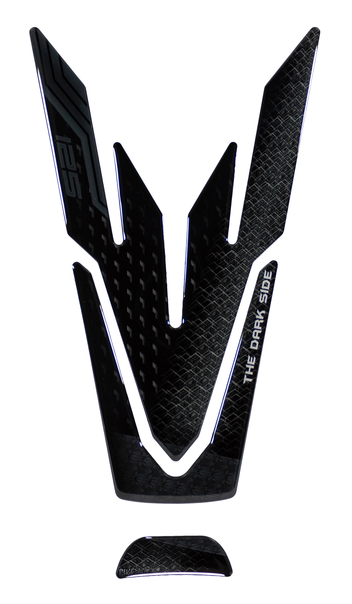 Tankpad Motorrad-Aufkleber 3D kompatibel mit Yamaha MT-125 Tech Black ab MY 22 Tankpad Motorrad-Aufkleber 3D kompatibel mit Yamaha MT-125 Tech Black ab MY 22