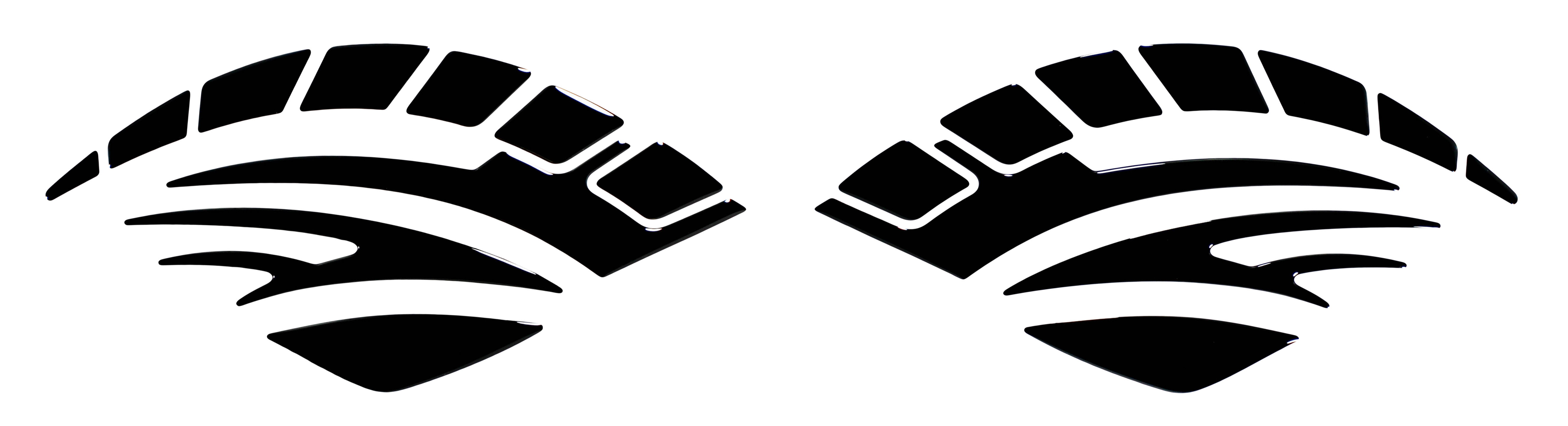 Tankpad seitlich Schwarz Lackschutz Motorrad Kniepad 3D Gel Aufkleber Tankpad seitlich Schwarz Lackschutz Motorrad Kniepad 3D Gel Aufkleber