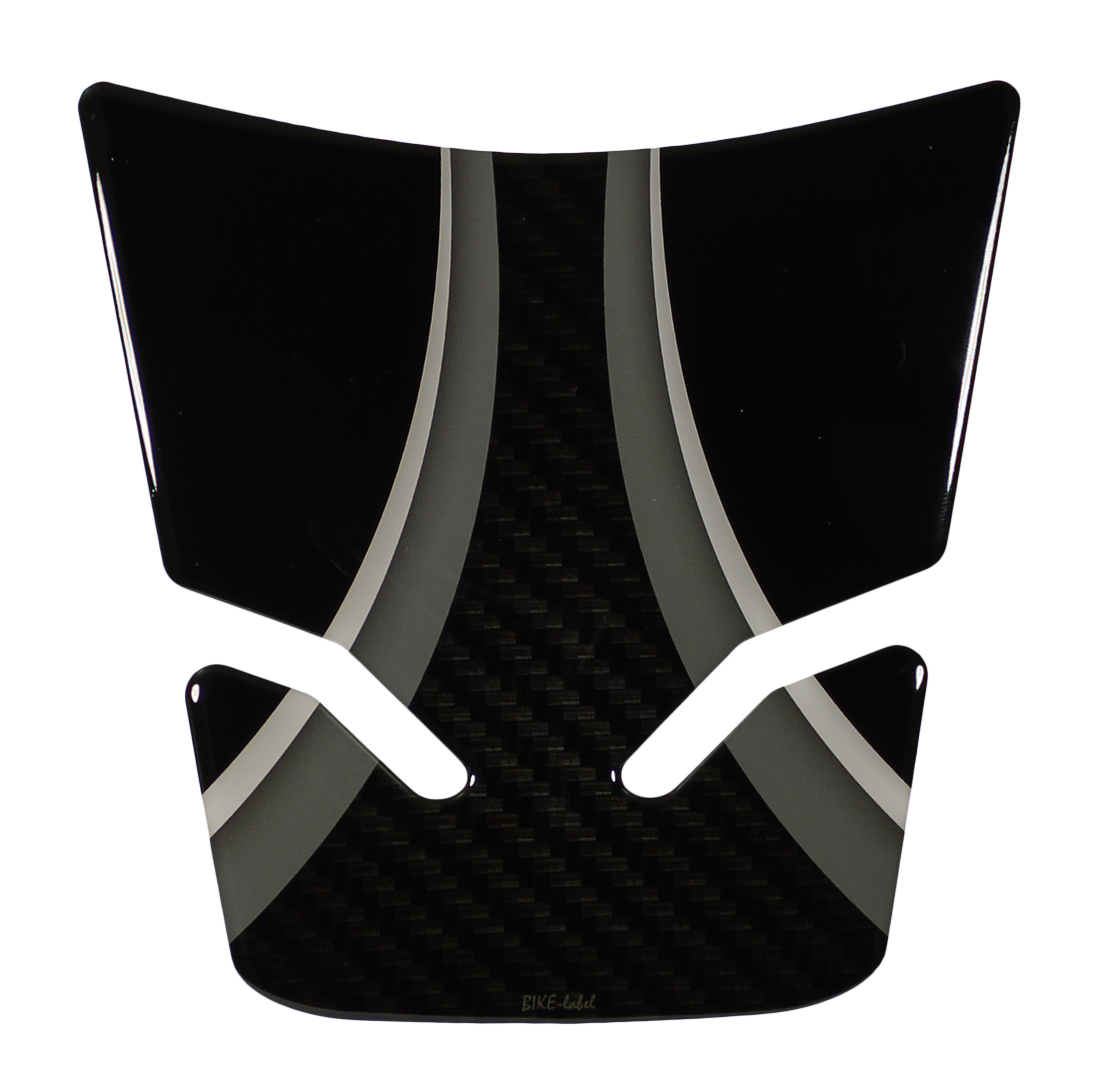 Tankpad Gel Aufkleber Motorrad kompatibel für Honda CB750 Hornet Carbon Grau