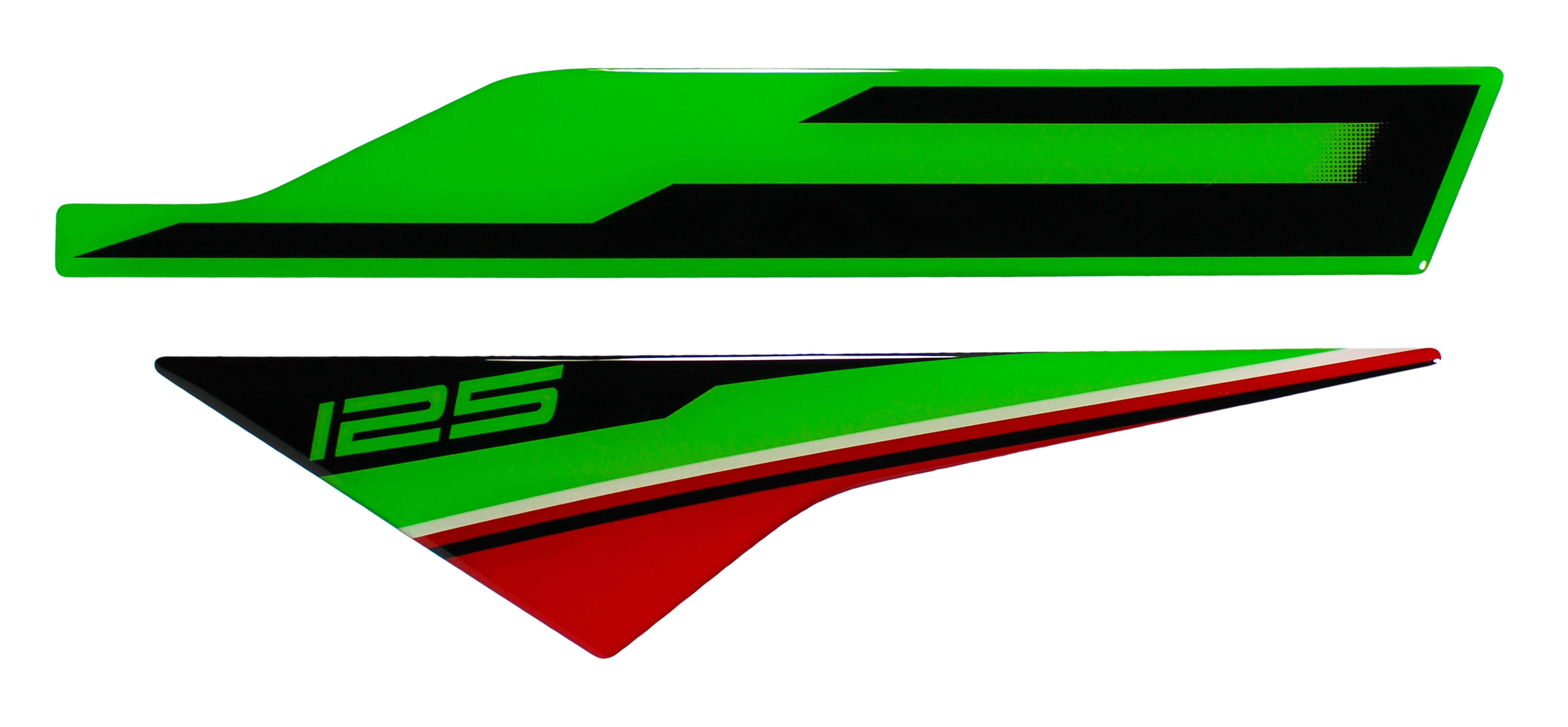 Kettenschutz Grafikkit Gel Aufkleber Grün Weiß kompatibel für Kawasaki Ninja 125 Kettenschutz Grafikkit Gel Aufkleber Grün Weiß kompatibel für Kawasaki Ninja 125