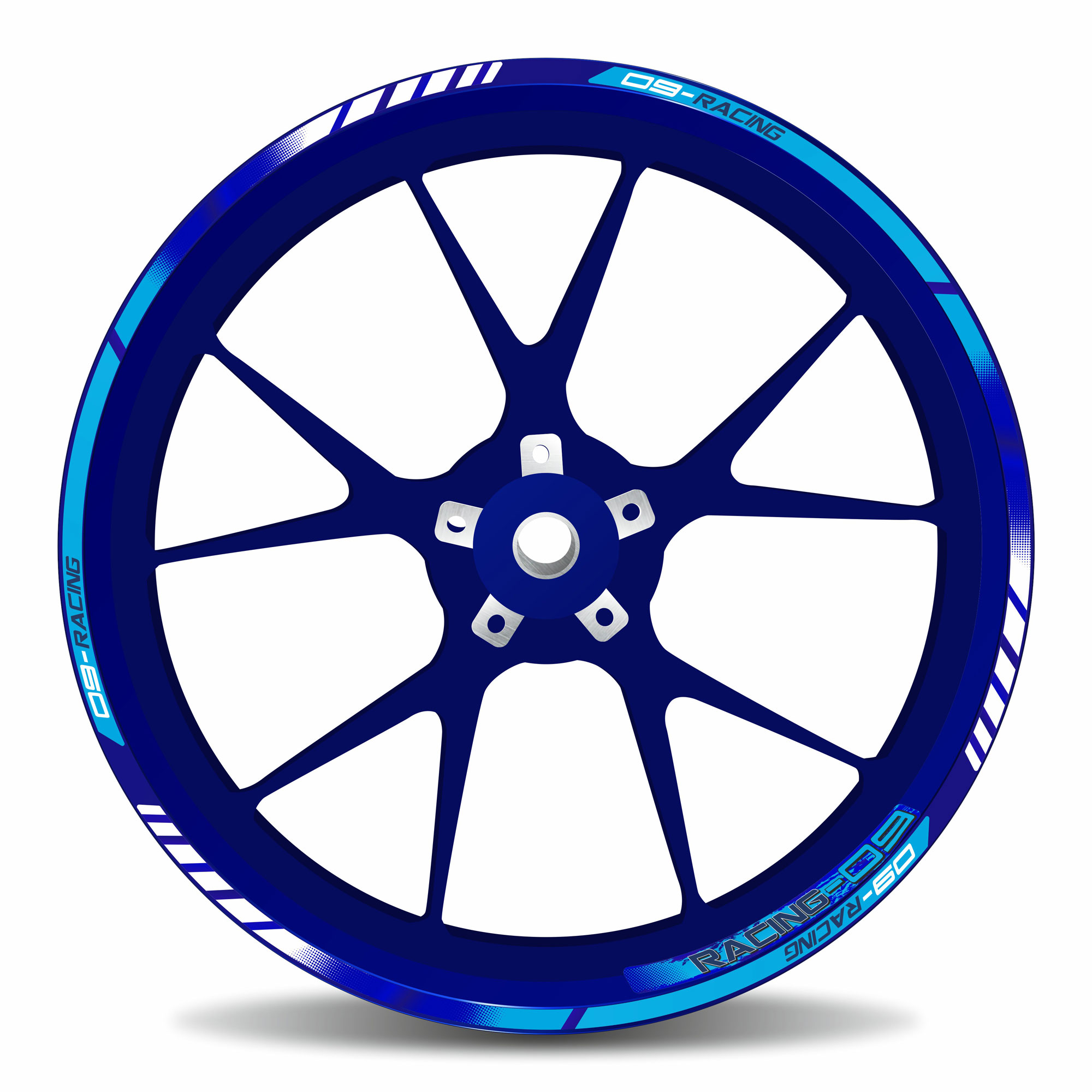 Felgenrand Aufkleber Motorrad kompatibel für Yamaha MT-09 Icon Blue MY 2024 Felgenrand Aufkleber Motorrad kompatibel für Yamaha MT-09 Icon Blue MY 2024