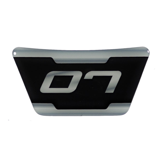 Sozius Sitz 3D Gel Kratzschutz Sitz kompatibel mit Yamaha MT-07 Tech Black (MY 2025)