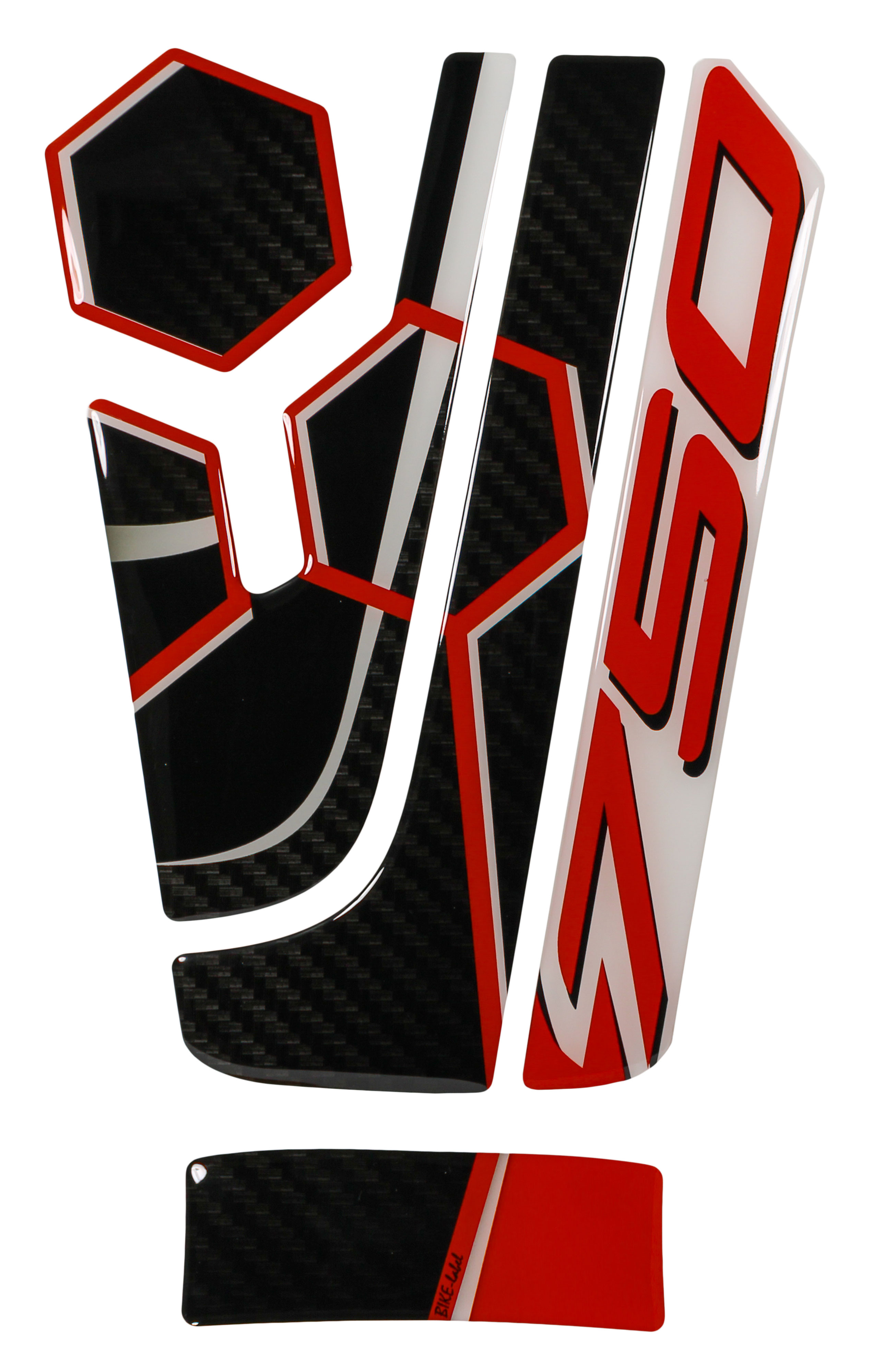 Motorrad Schutz Tankpad 3D kompatibel für Honda CB750 Hornet Wabe Rot Motorrad Schutz Tankpad 3D kompatibel für Honda CB750 Hornet Wabe Rot