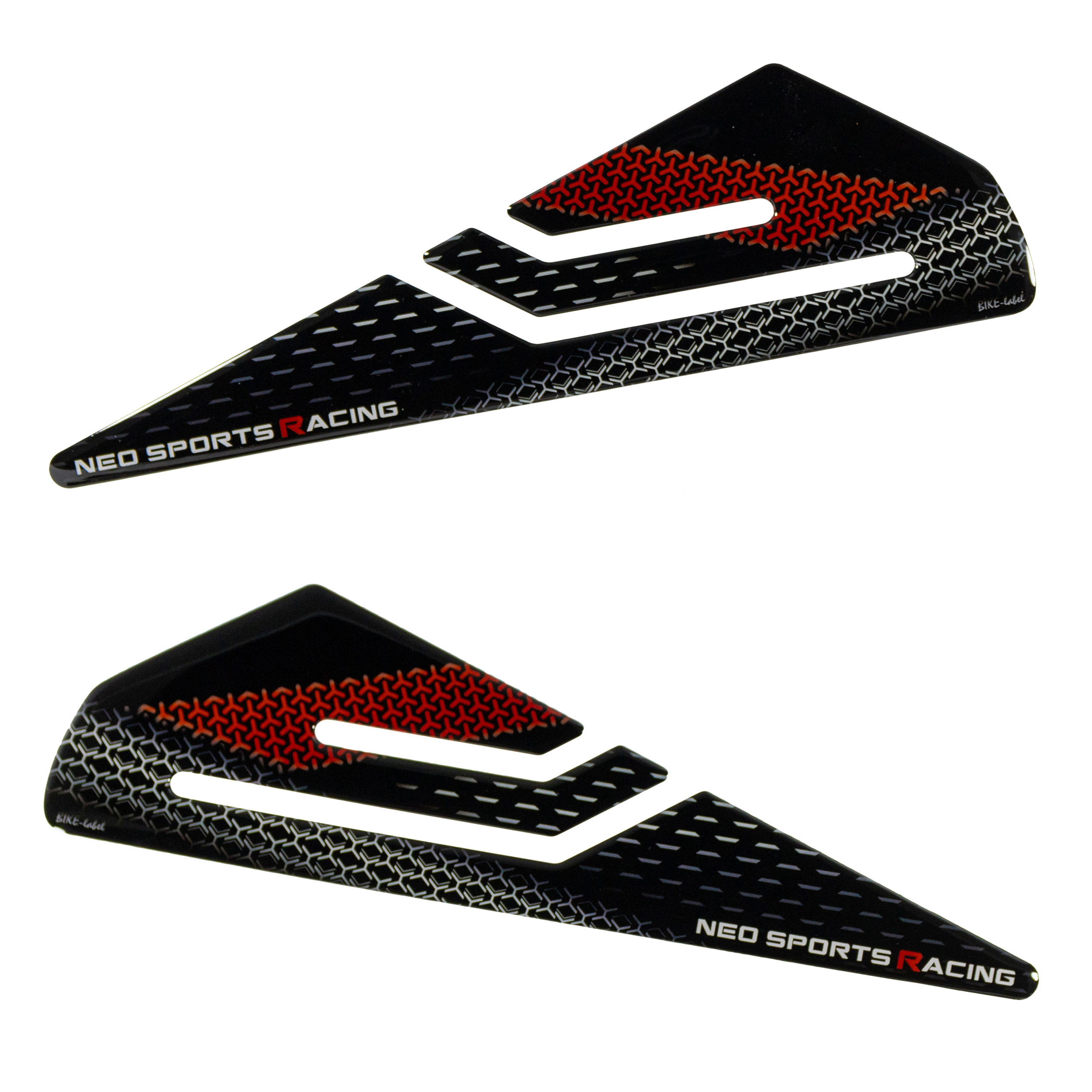 3D Knie-Pads seitlicher Tankschutz Gel Aufkleber rot kompatibel für Honda CB125R 3D Knie-Pads seitlicher Tankschutz Gel Aufkleber rot kompatibel für Honda CB125R