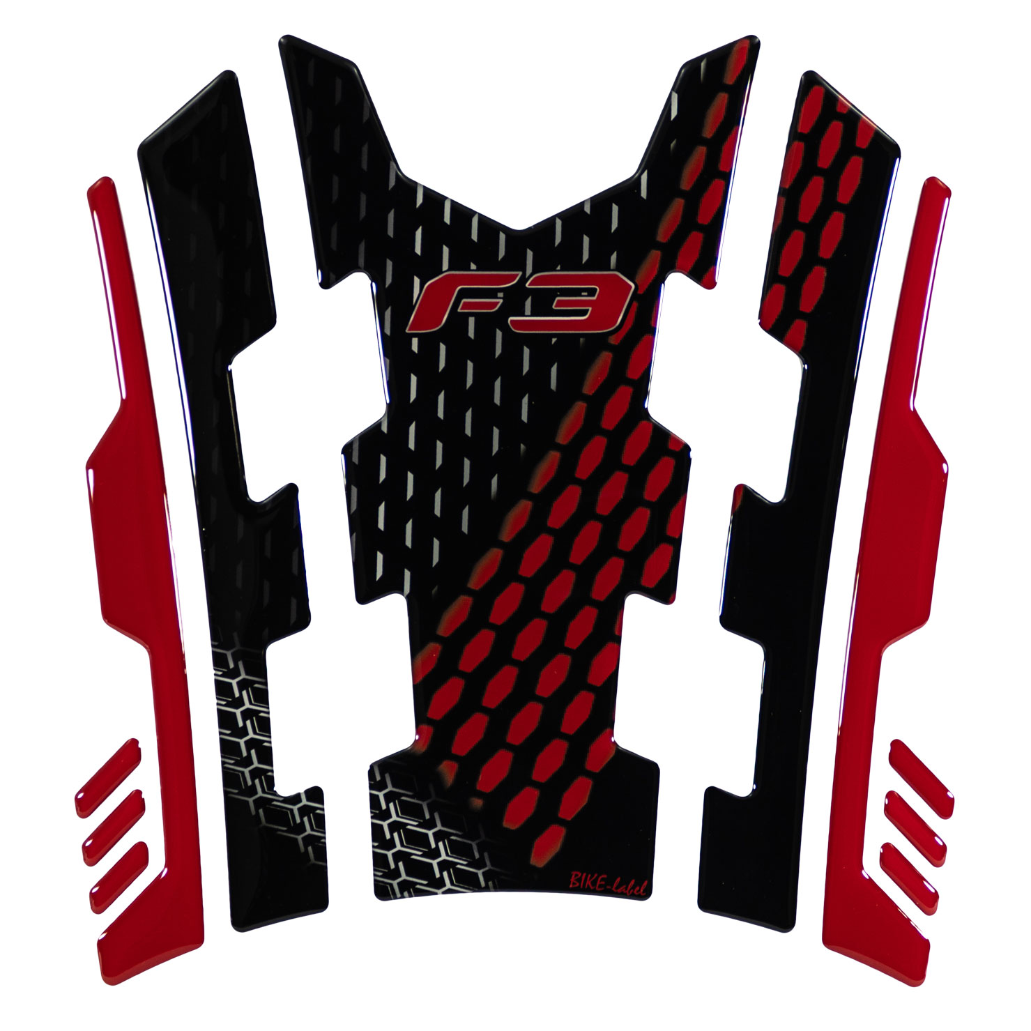Gelaufkleber 3D Tankpad kompatibel mit can-am Spyder F3