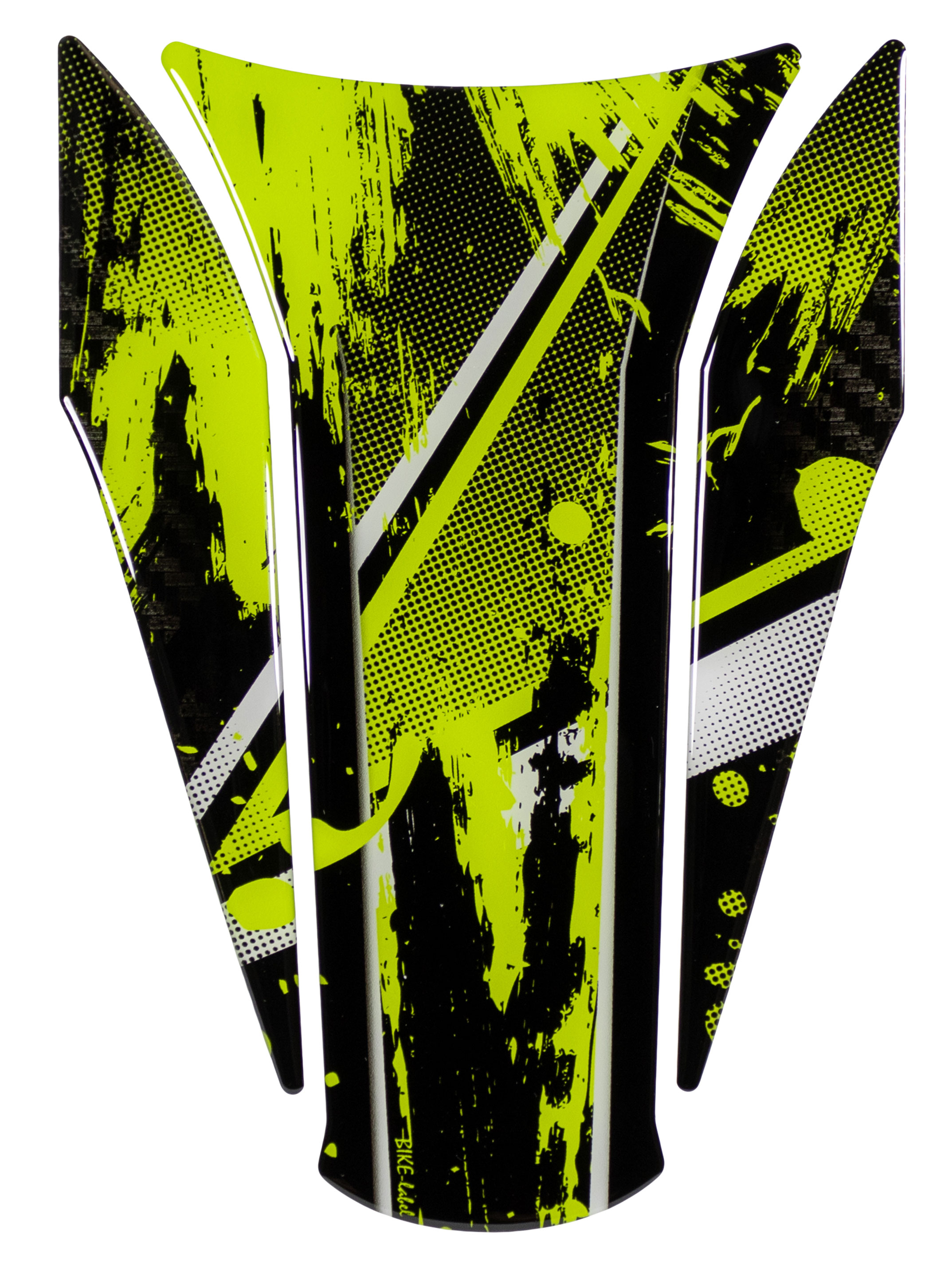 Tankpad 3D Gel Lackschutz Splatter Racing grün gelb kompatibel mit Kawasaki Z900 Tankpad 3D Gel Lackschutz Splatter Racing grün gelb kompatibel mit Kawasaki Z900