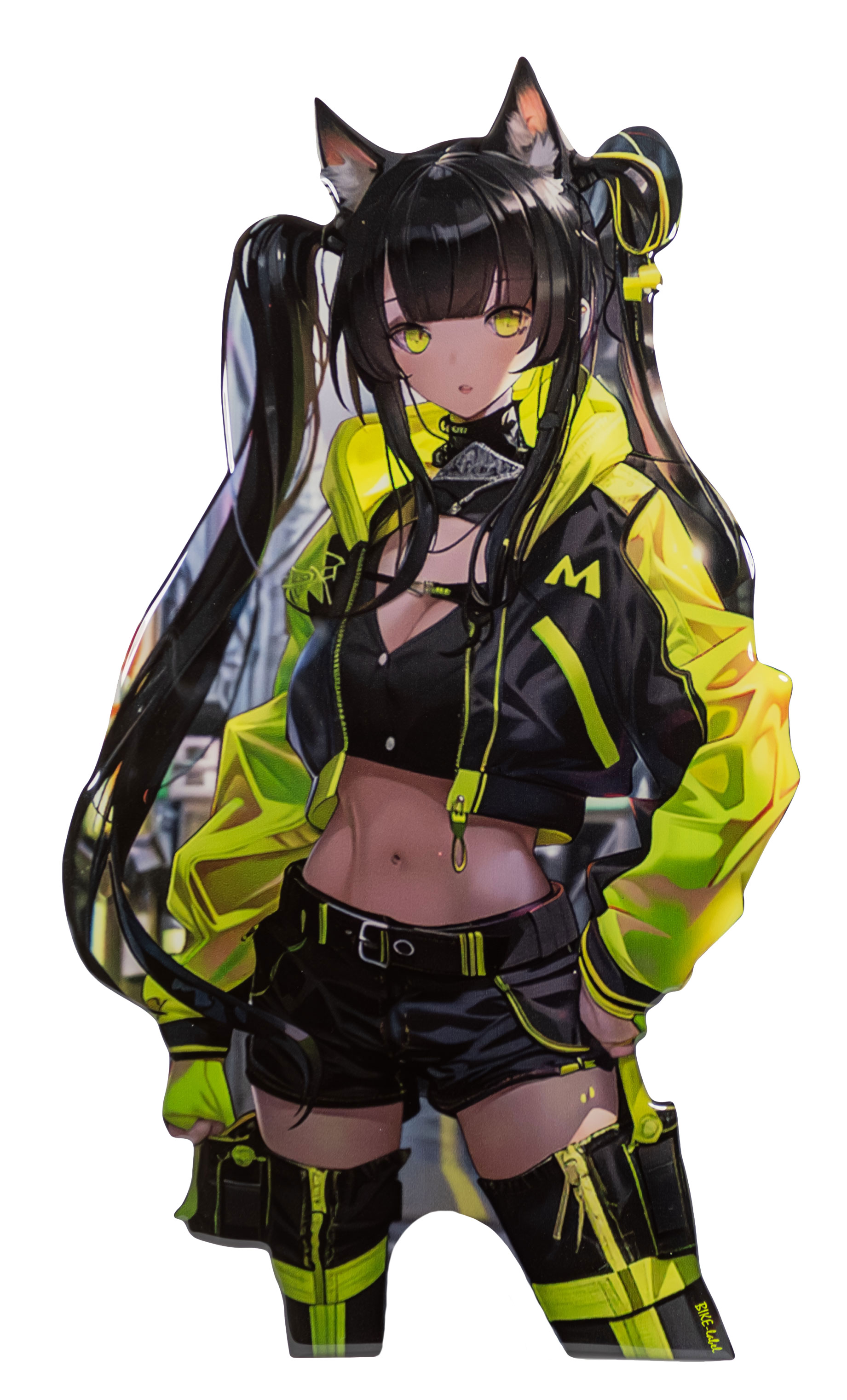 Anime Cat Girl Aufkleber Tankpad Lackschutz Dekor Autoaufkleber Laptop Gelb Grün Anime Cat Girl Aufkleber Tankpad Lackschutz Dekor Autoaufkleber Laptop Gelb Grün