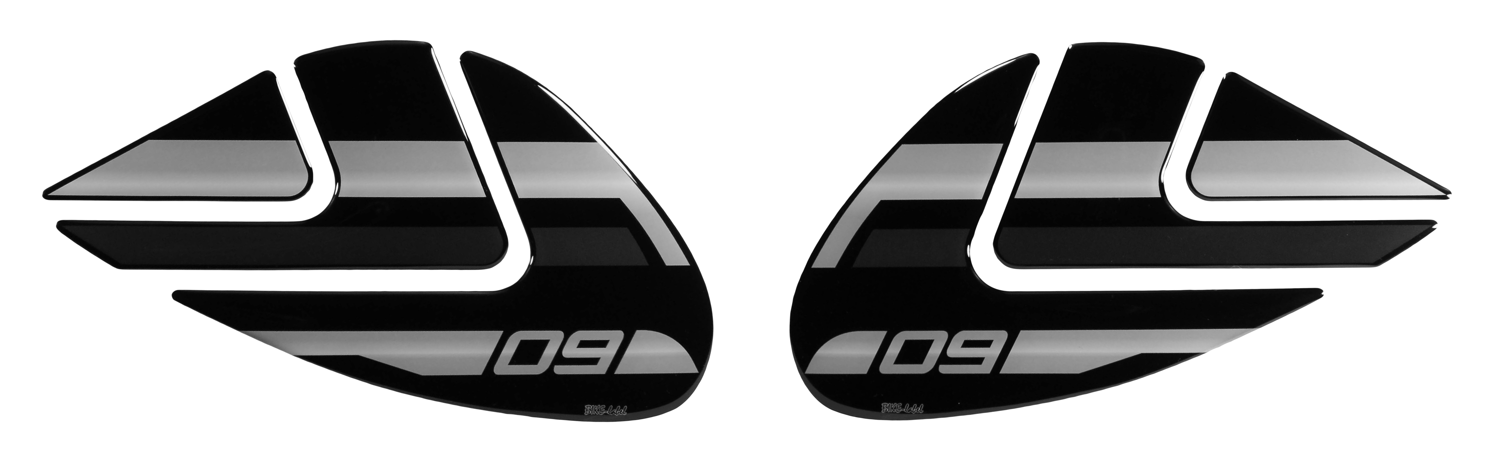 Kneepad Motorrad Aufkleber kompatibel mit Yamaha MT-09 Tech Black - ab BJ 2022 Kneepad Motorrad Aufkleber kompatibel mit Yamaha MT-09 Tech Black - ab BJ 2022