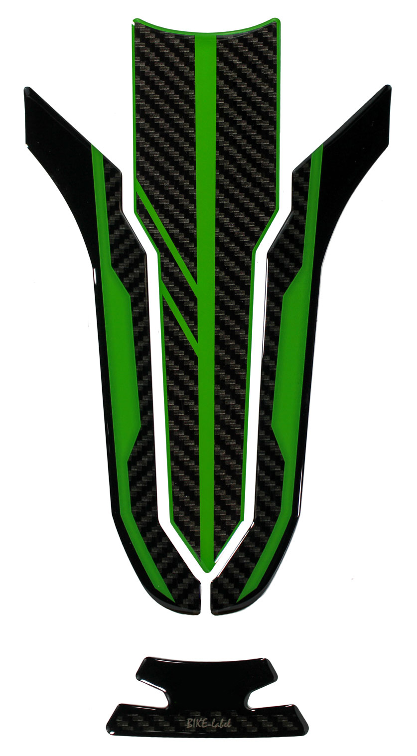 Motorrad Tankpad 3D Carbon Optik kompatibel für Kawasaki Z900 Lackschutz Motorrad Tankpad 3D Carbon Optik kompatibel für Kawasaki Z900 Lackschutz