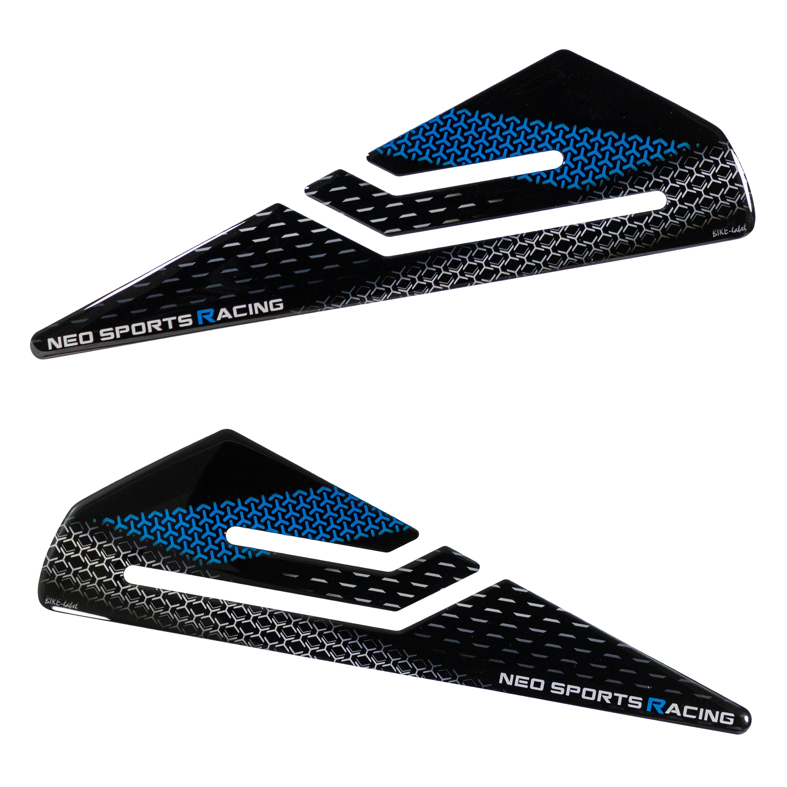 Kniepad Kratzschutz Tankseite Motorradaufkleber blau kompatibel für Honda CB125R Kniepad Kratzschutz Tankseite Motorradaufkleber blau kompatibel für Honda CB125R